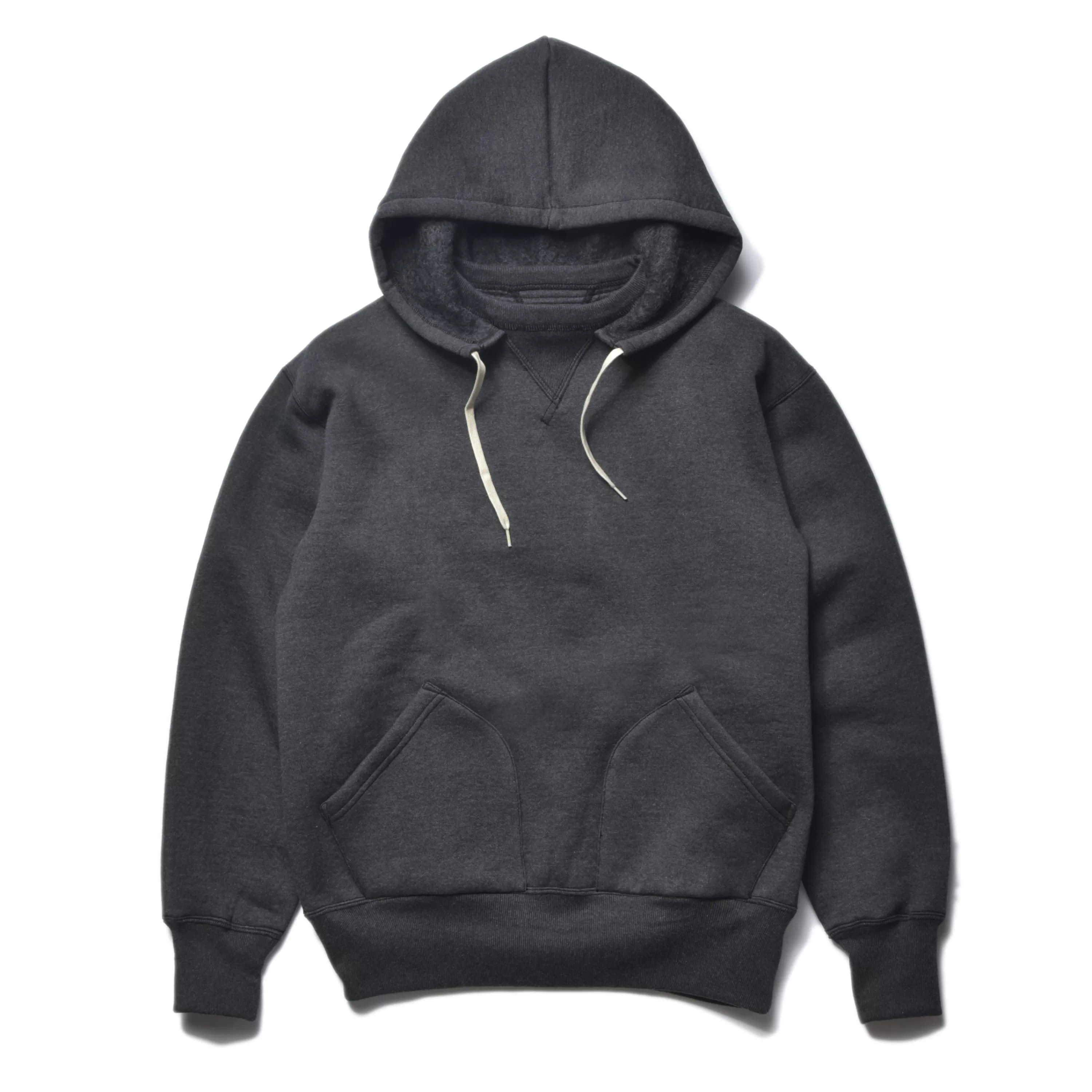 Joe McCoy 13 Oz. Wool Loopwheel Hooded Sweatshirt 030 Black New