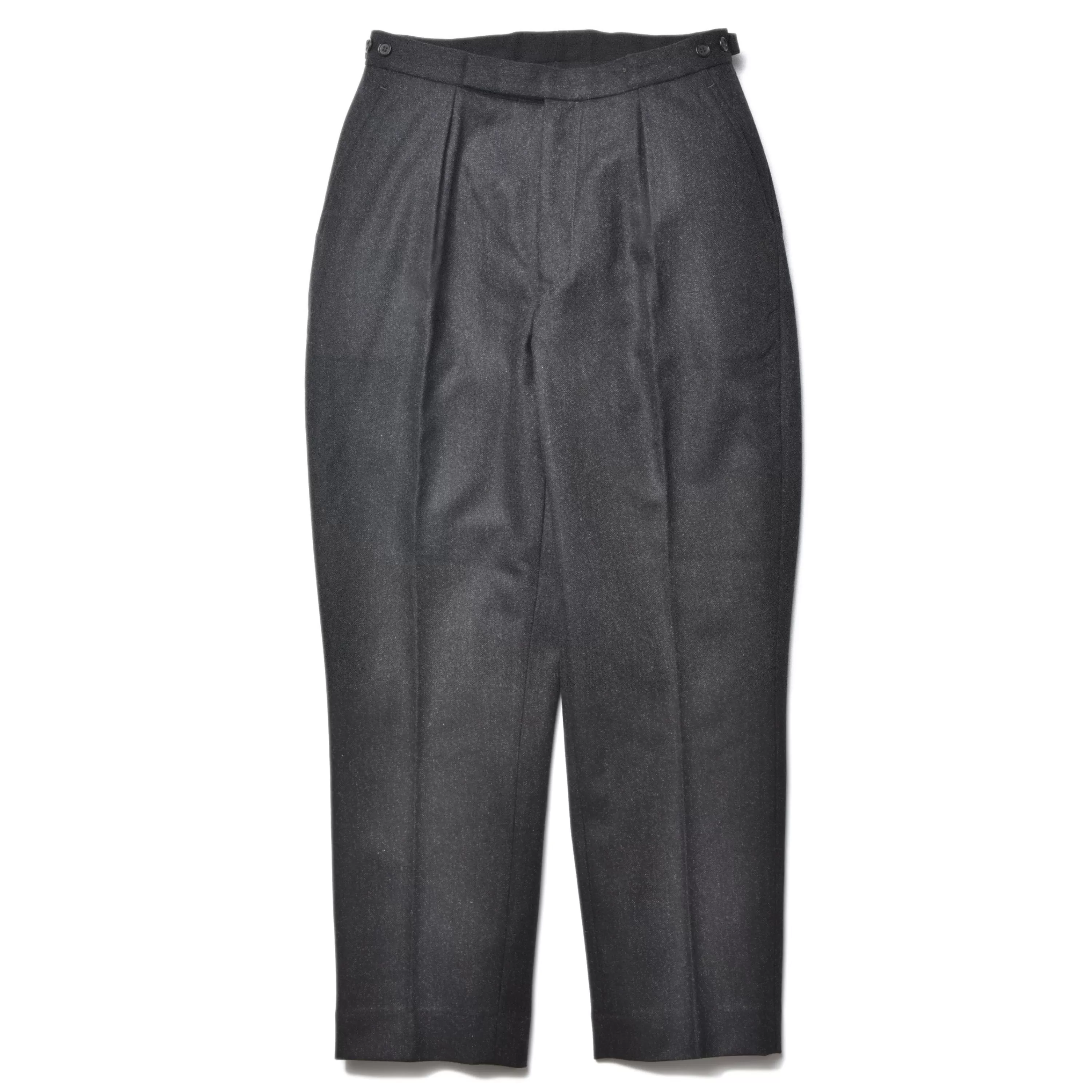 Joe McCoy 1950S Wool Trousers / Charcoal New