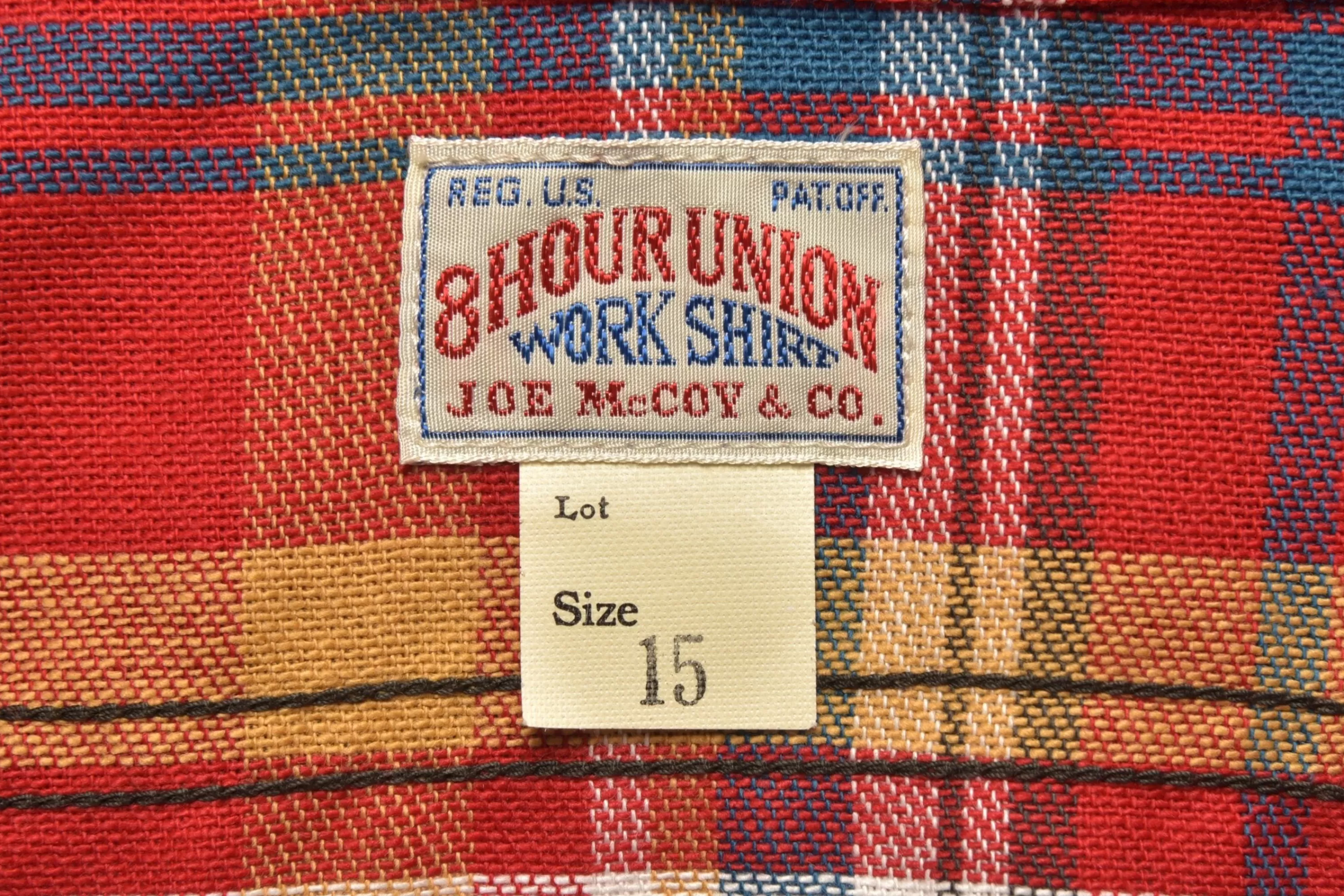 Joe McCoy 8Hu Check Flannel Shirt 90 Red Clearance
