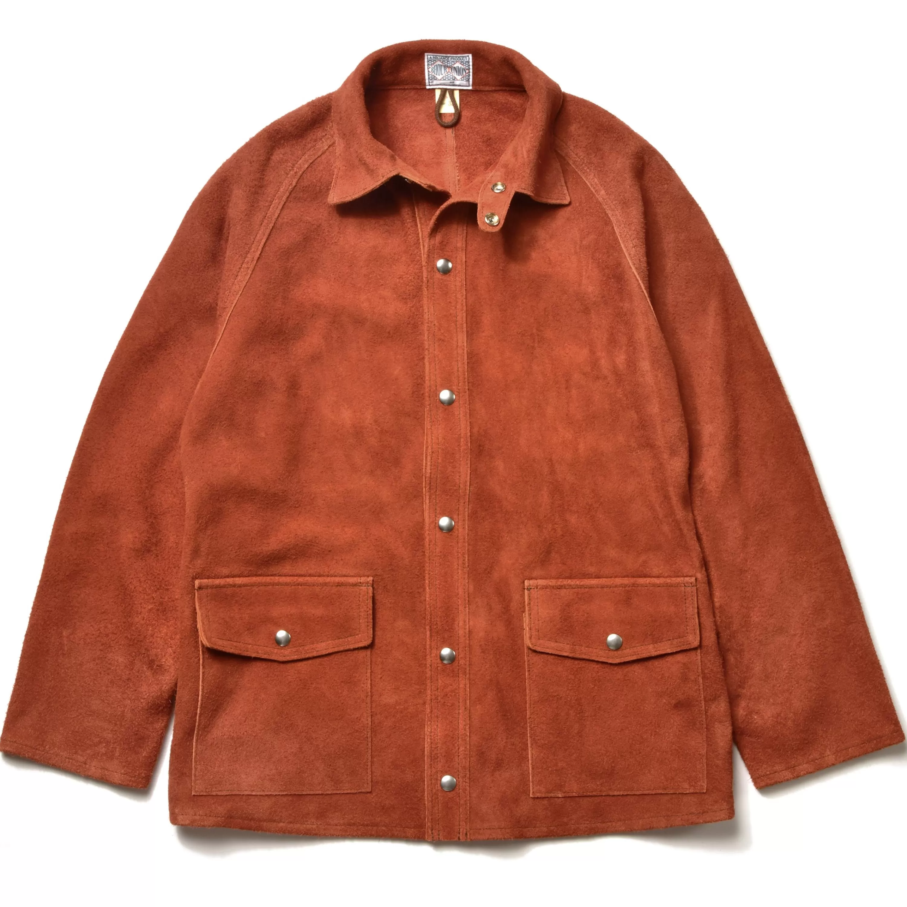 Joe McCoy 8Hu Leather Welder Jacket 090 Red Flash Sale