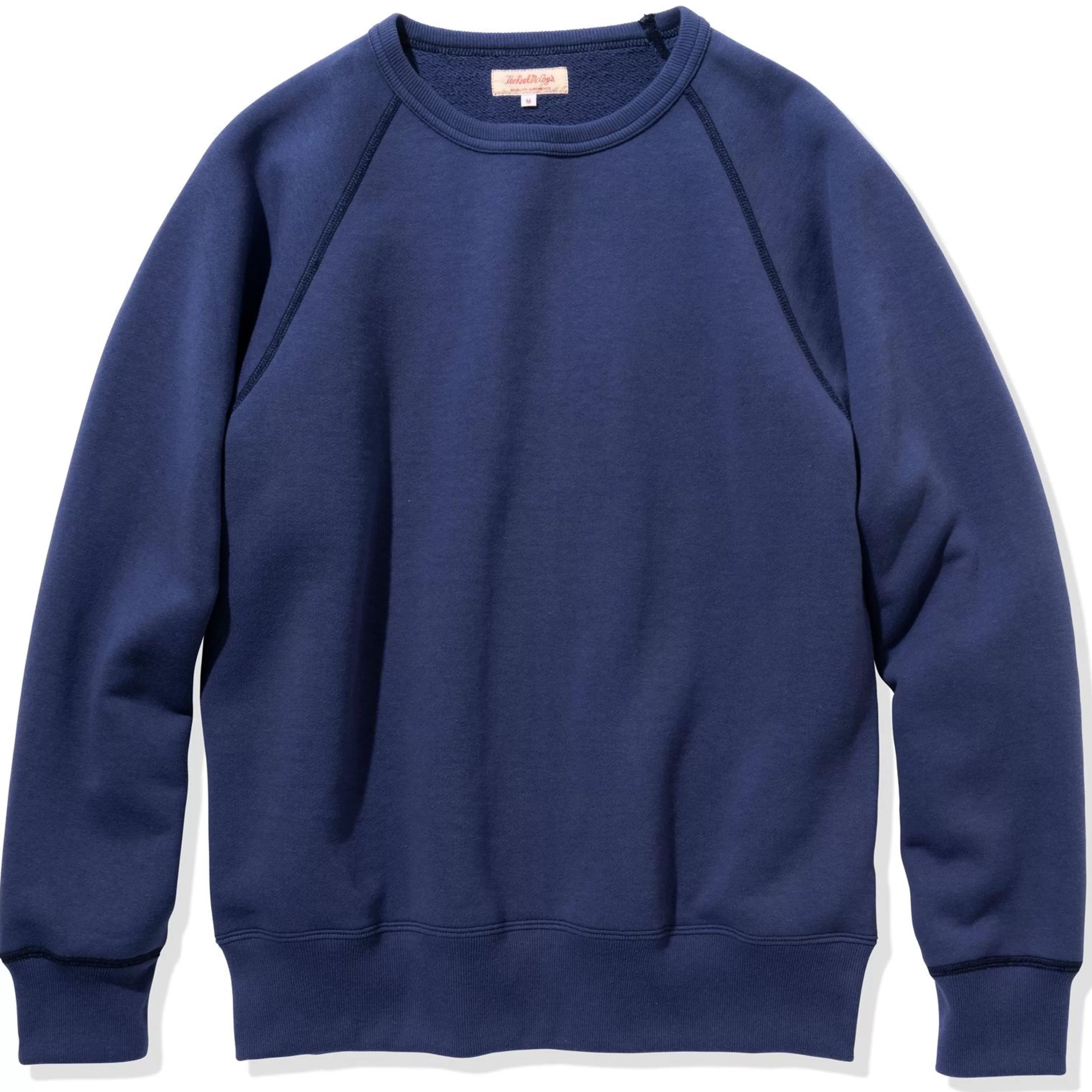 Joe McCoy 9Oz. Loopwheel Raglan Sleeve Sweatshirt 142 Mq Navy Best Sale