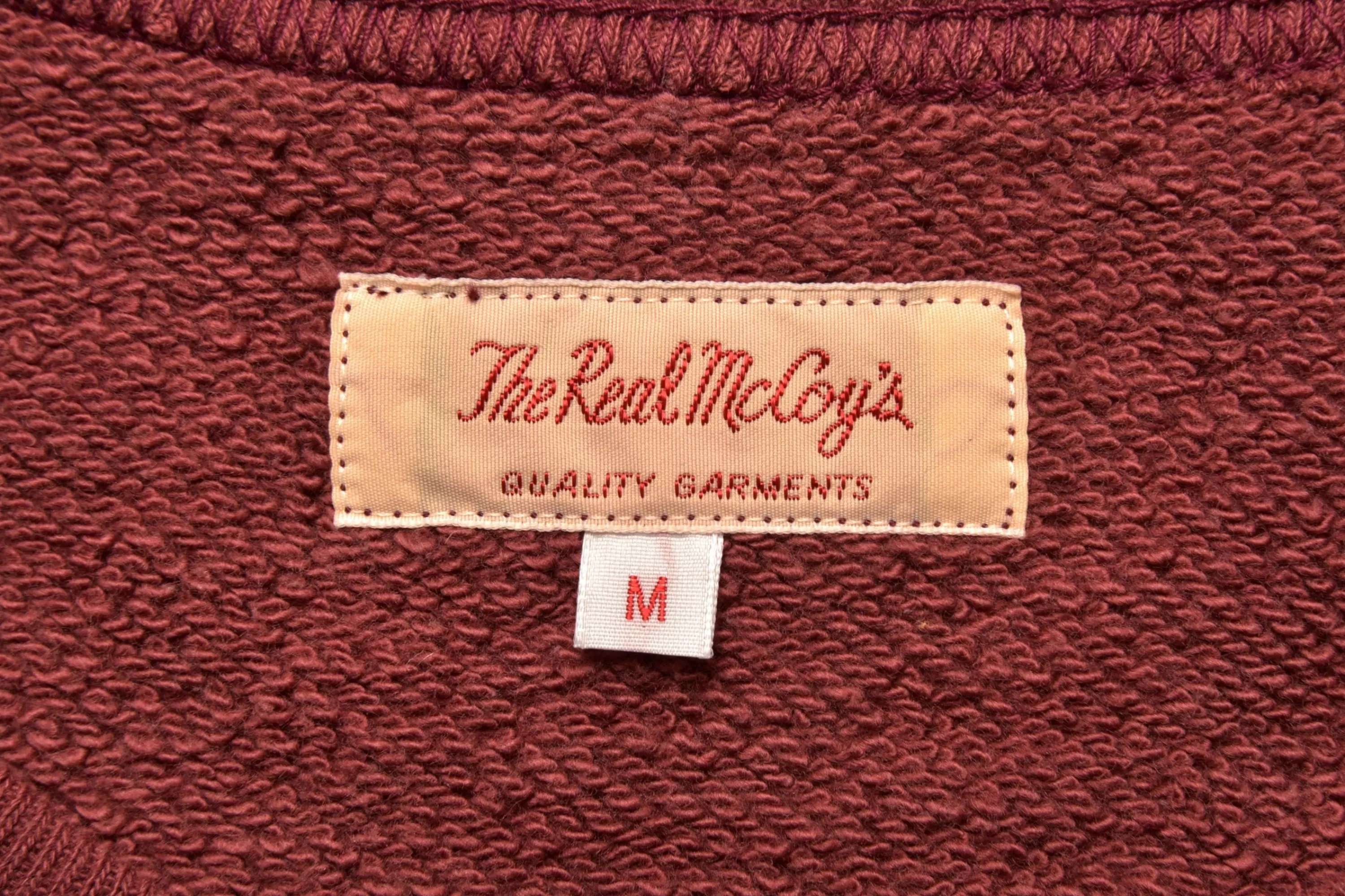 Joe McCoy 9Oz. Loopwheel Raglan Sleeve Sweatshirt 102 Maroon Hot