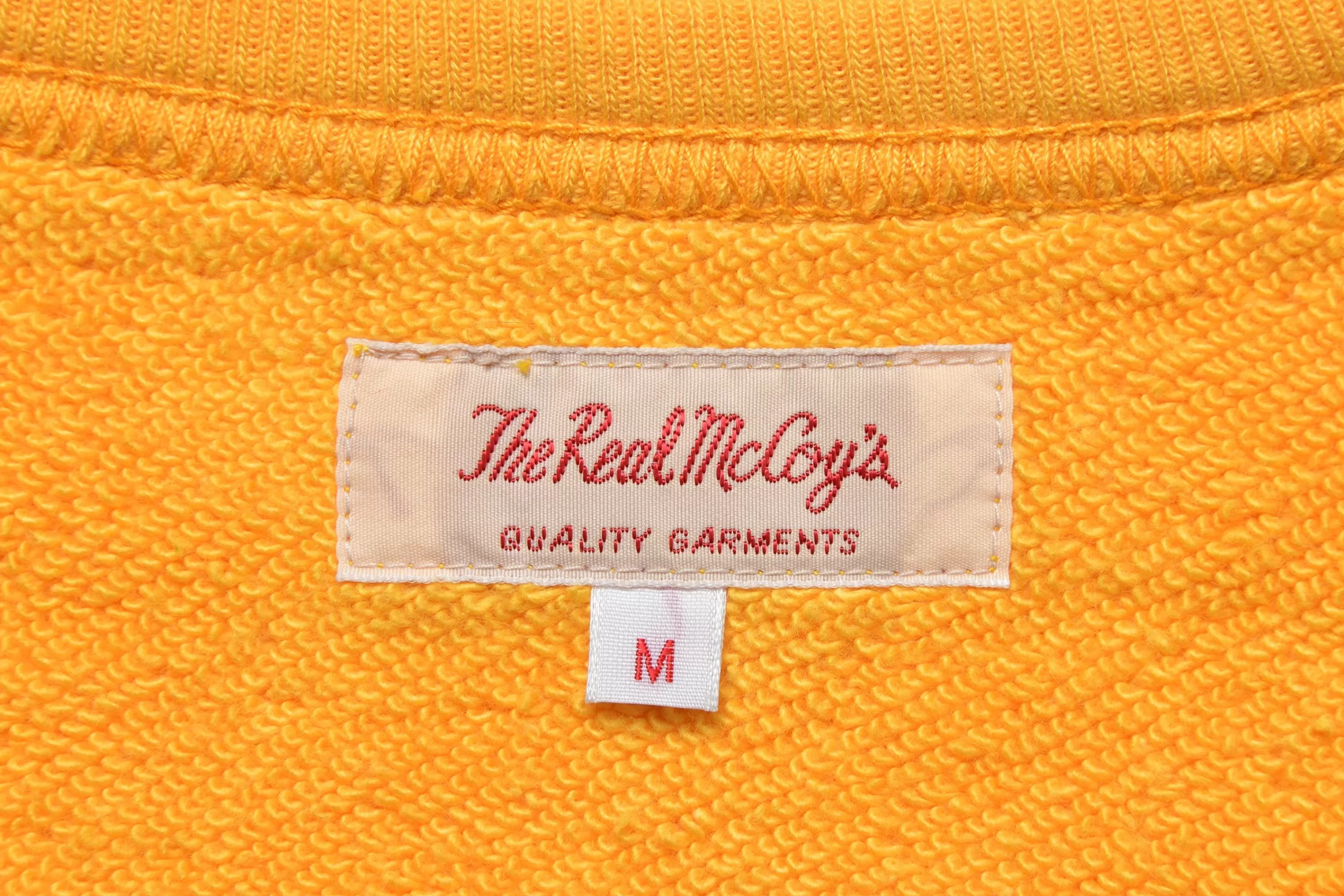 Joe McCoy 9Oz. Loopwheel Raglan Sleeve Sweatshirt 060 Yellow Hot