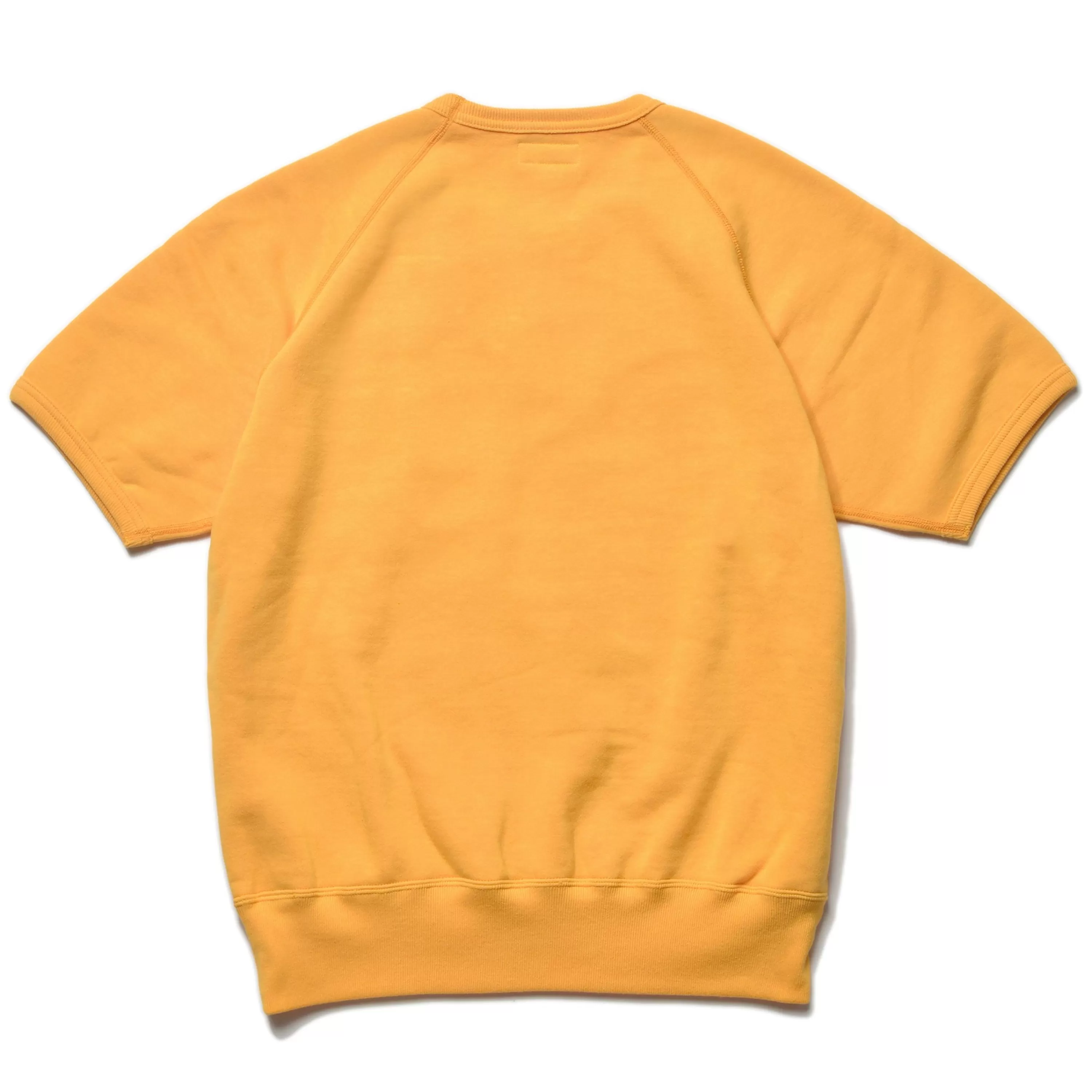 Joe McCoy 9Oz. Loopwheel S/S Sweatshirt 060 Yellow Hot