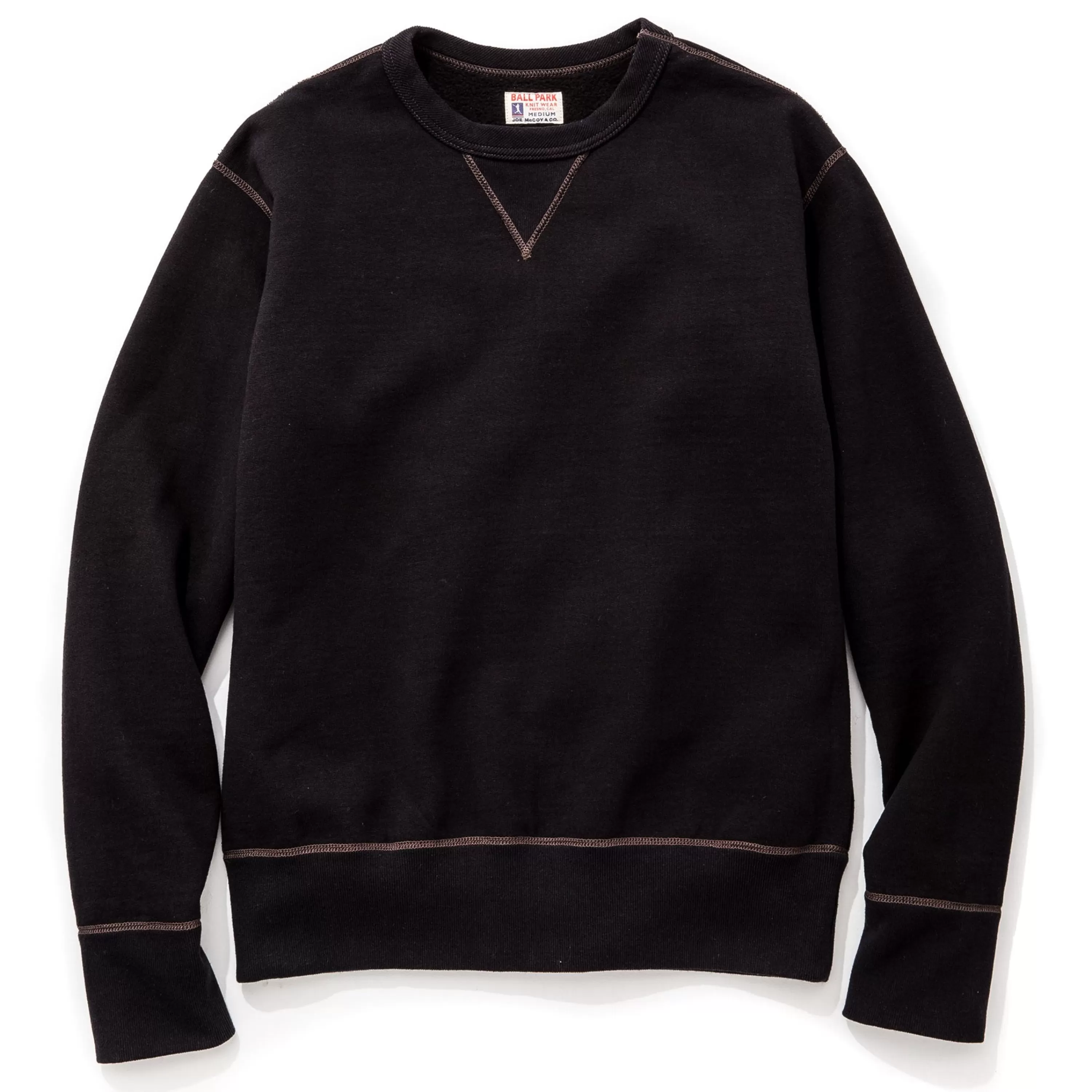 Joe McCoy Ball Park Crewneck Sweatshirt 030 Black Store