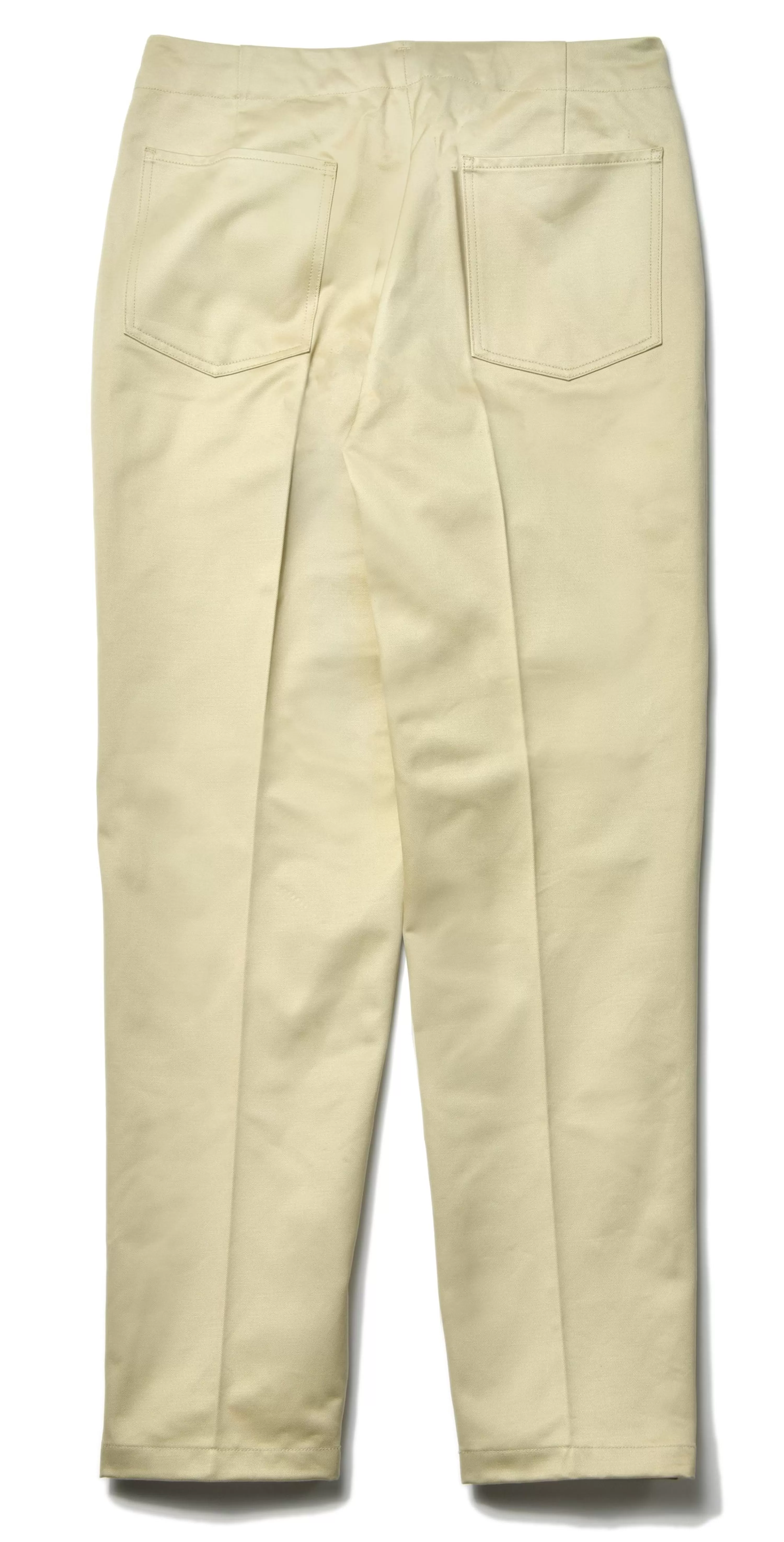 Joe McCoy Belted Waistband Trouser, Plain Stitch / Westpoint Army Cloth 41 Beige Hot