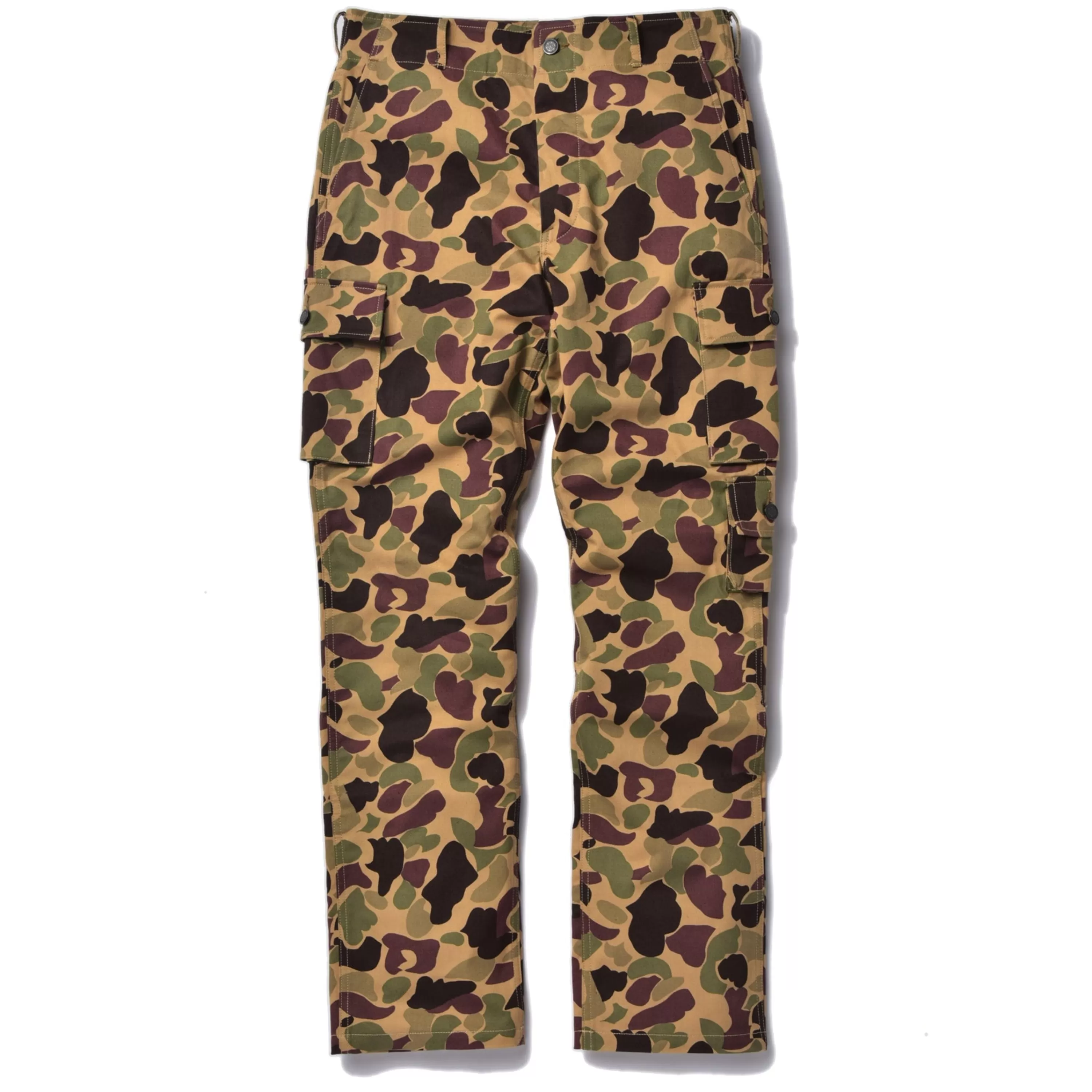 The Real McCoy's Beo Gam Camouflage Trousers Beige Clearance