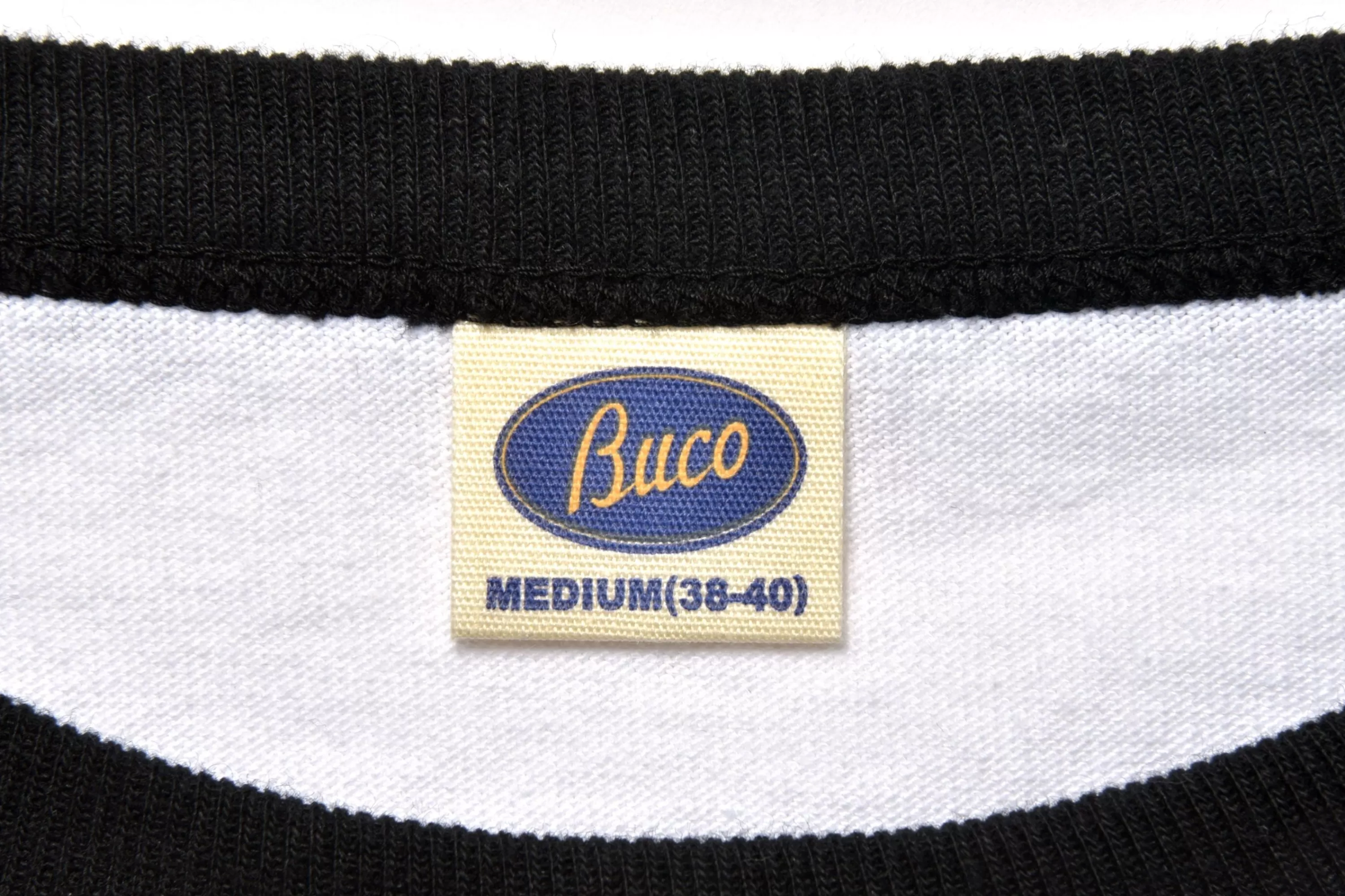 Buco Baseball Tee / Oval Logo (Checkered) White Shop