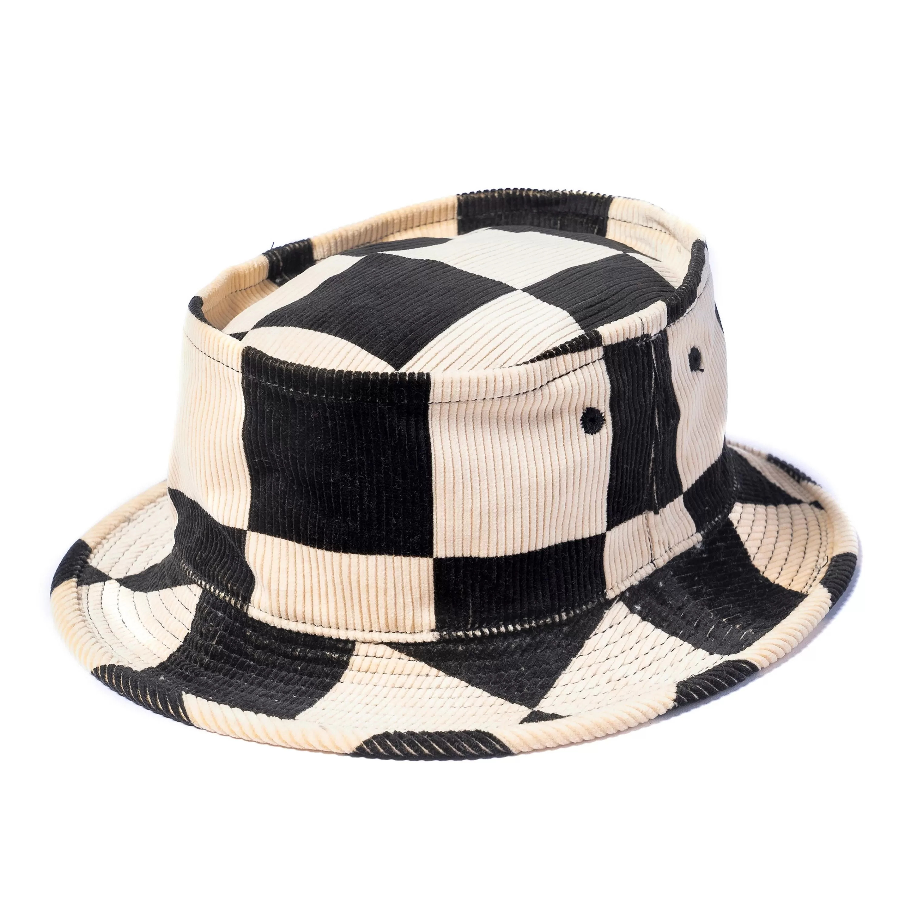 Buco Corduroy Bucket Hat White/Black Cheap