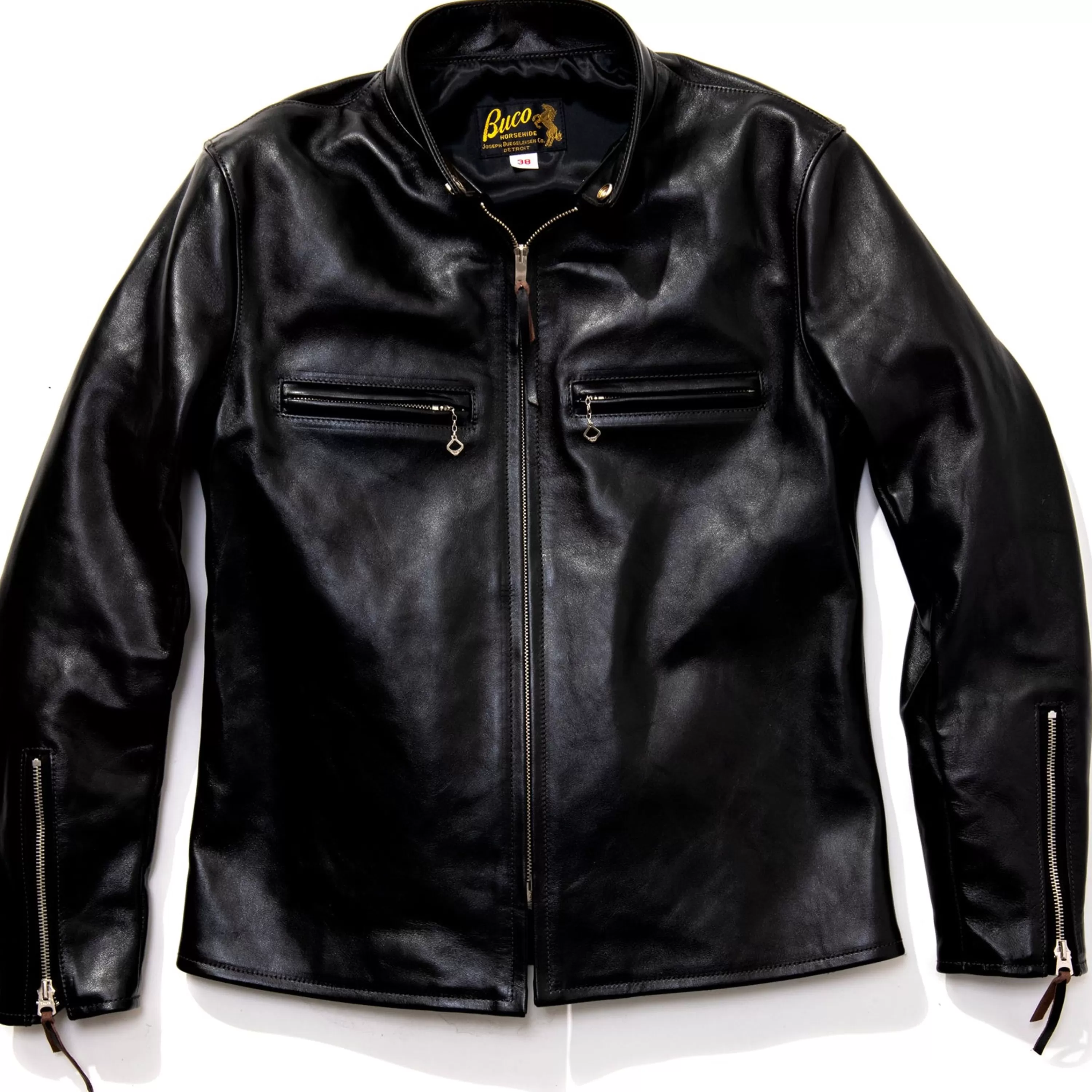 Buco J-100 Jacket 030 Black Flash Sale