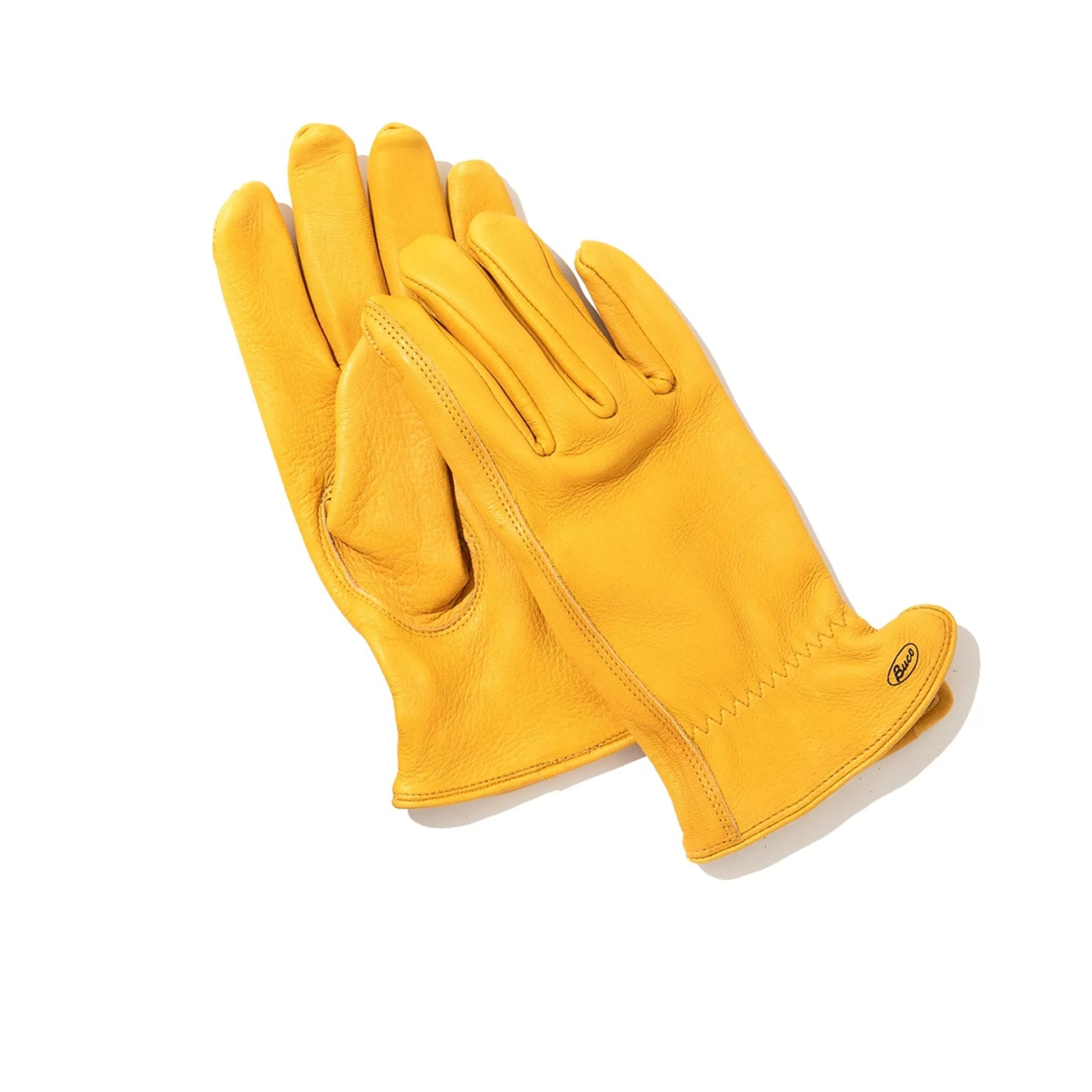 Buco Motorcycle Glove / Deerskin Yellow Hot