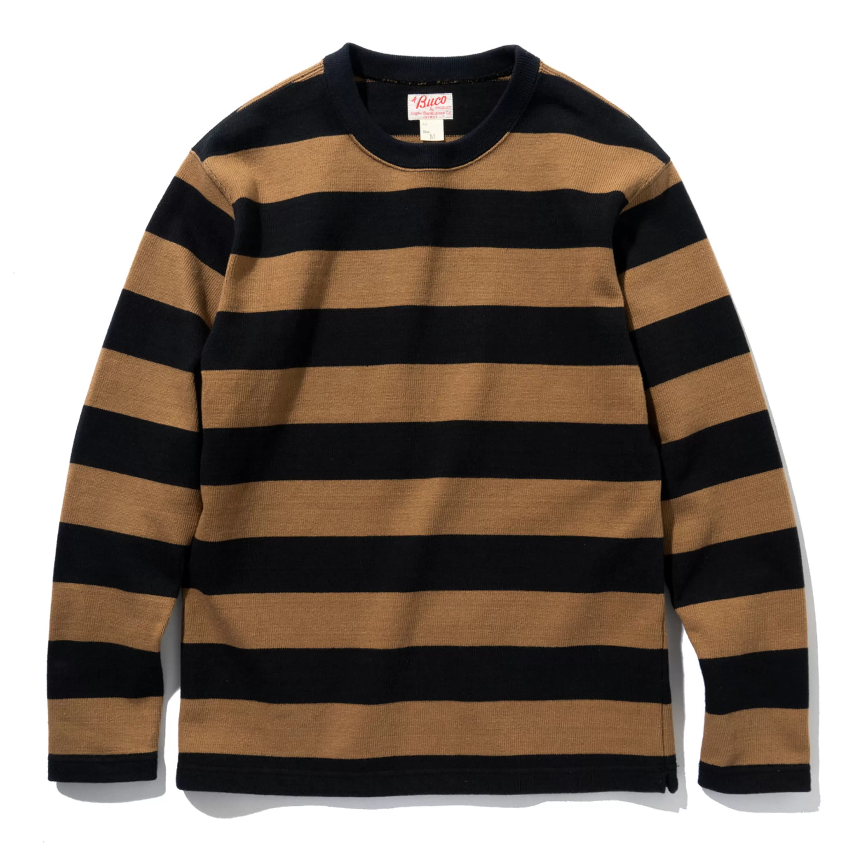 Buco Stripe Racing Jersey Black/Brown Cheap