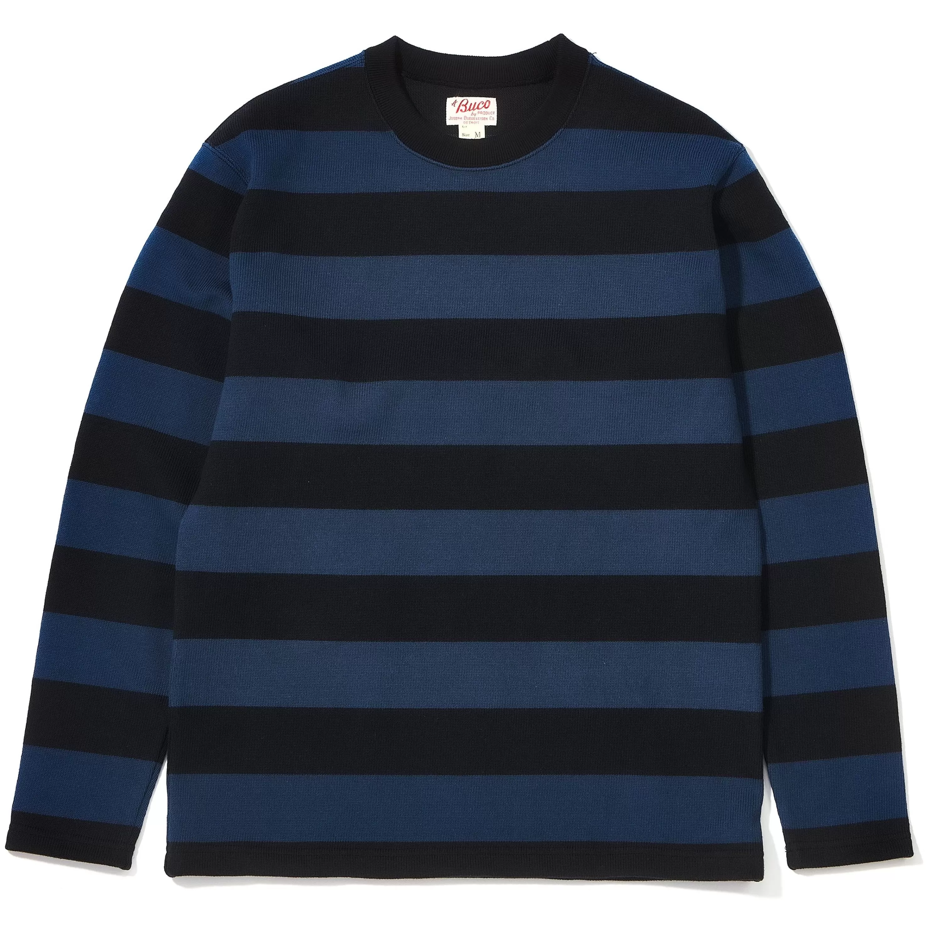 Buco Stripe Racing Jersey Black/Blue Cheap