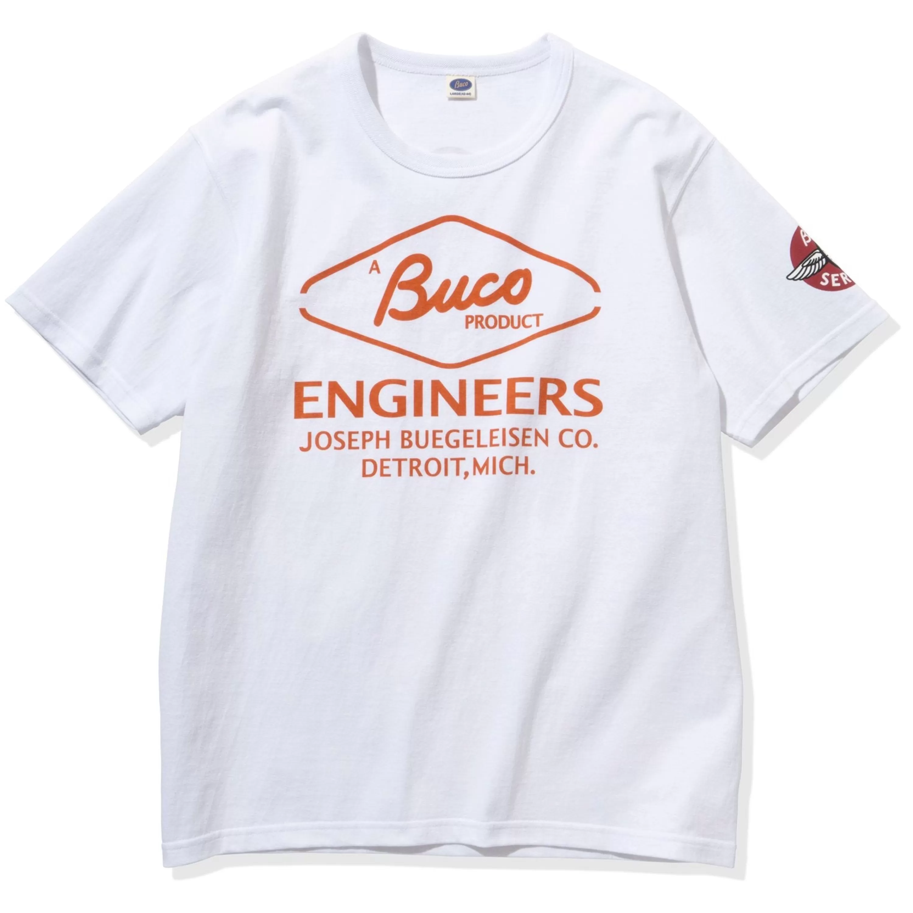 Buco Tee / Engineers White Flash Sale