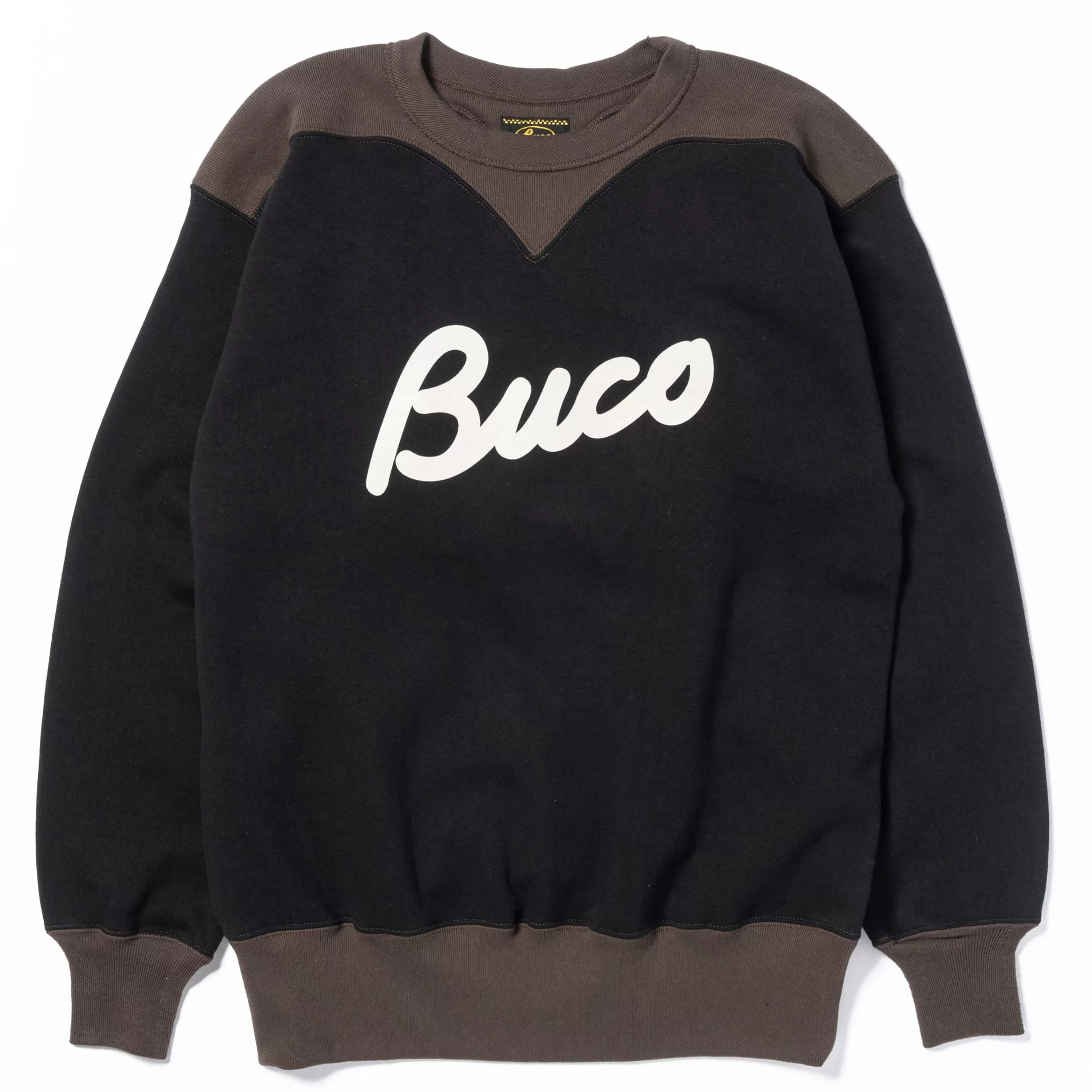 Buco Two-Tone Sweatshirt / Black/Gray Hot