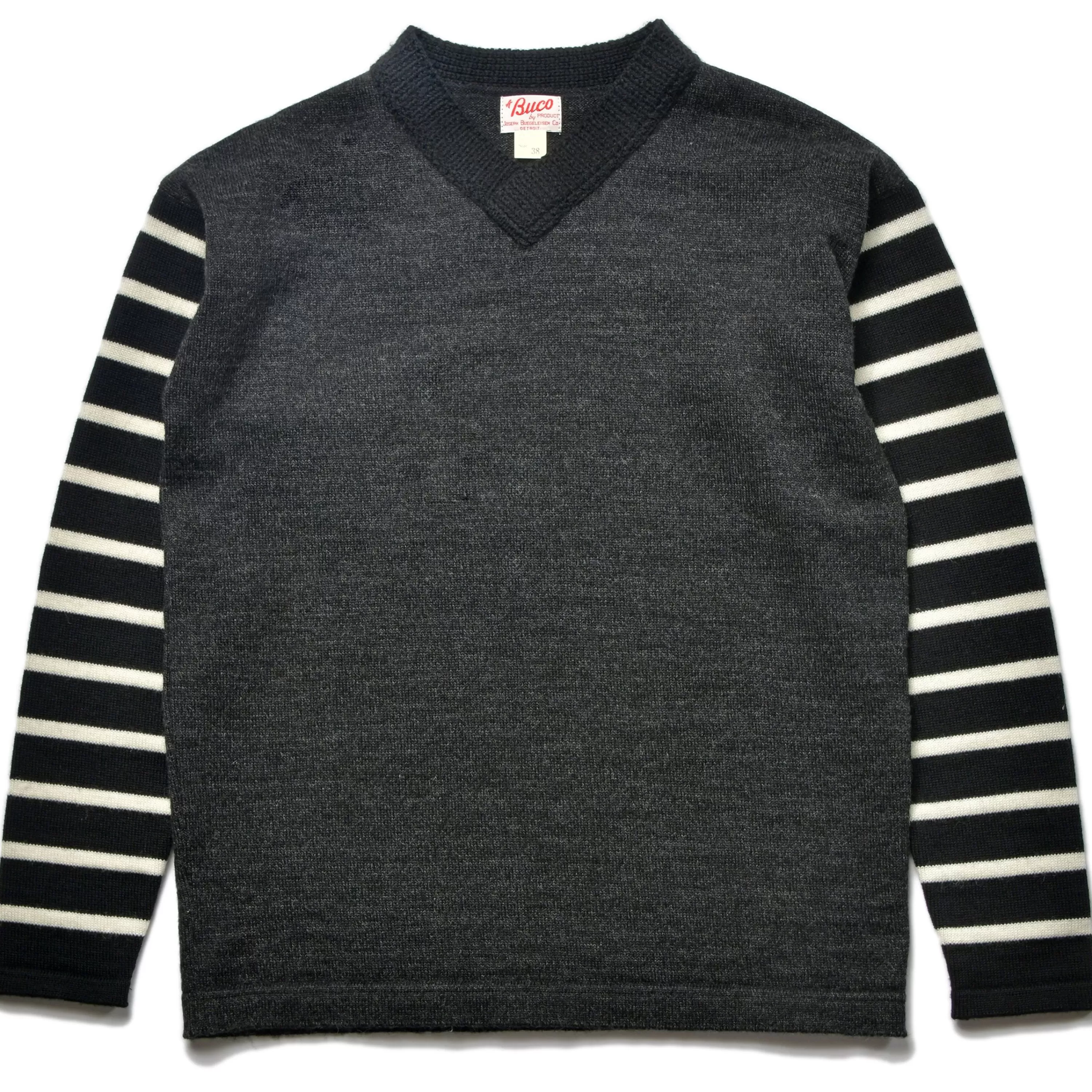 Buco Wool Knit Motorcycle Jersey Black Online