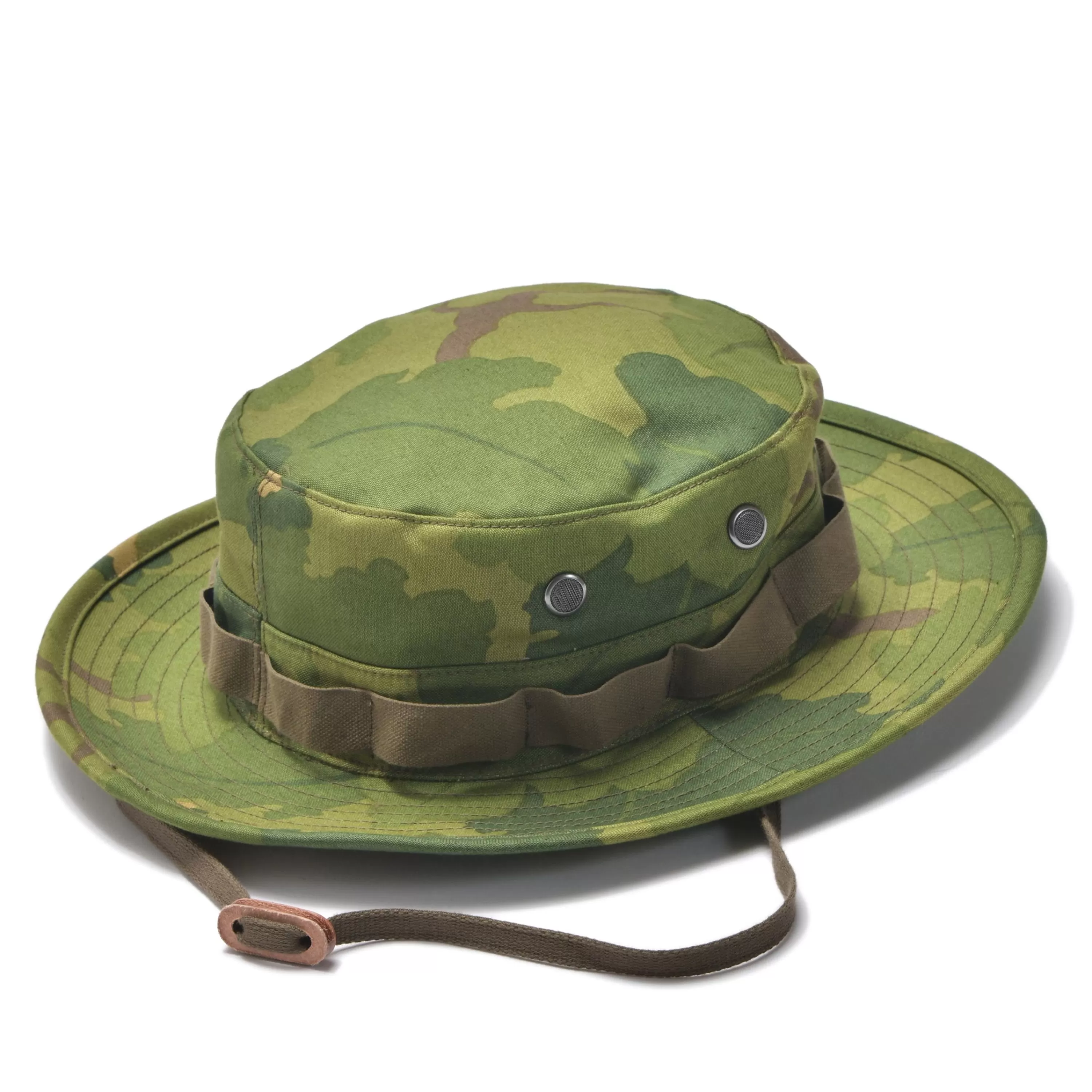 The Real McCoy's Camouflage Boonie Hat / Mitchell Pattern 160 Green Outlet