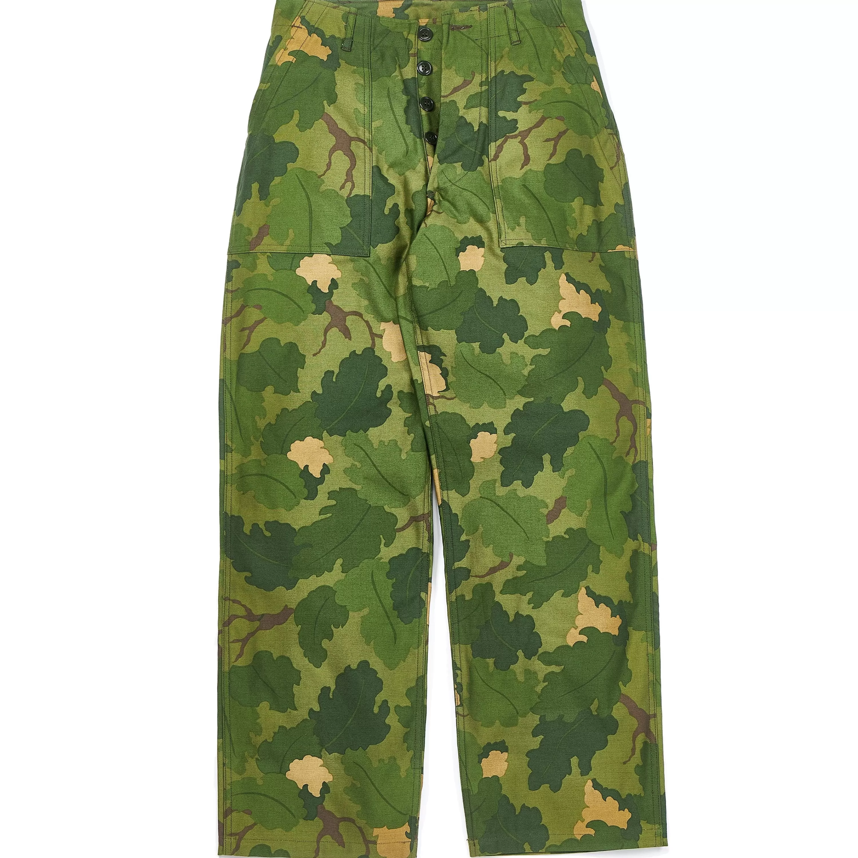 The Real McCoy's Camouflage Civilian Trousers / Mitchell Pattern 160 Green Sale