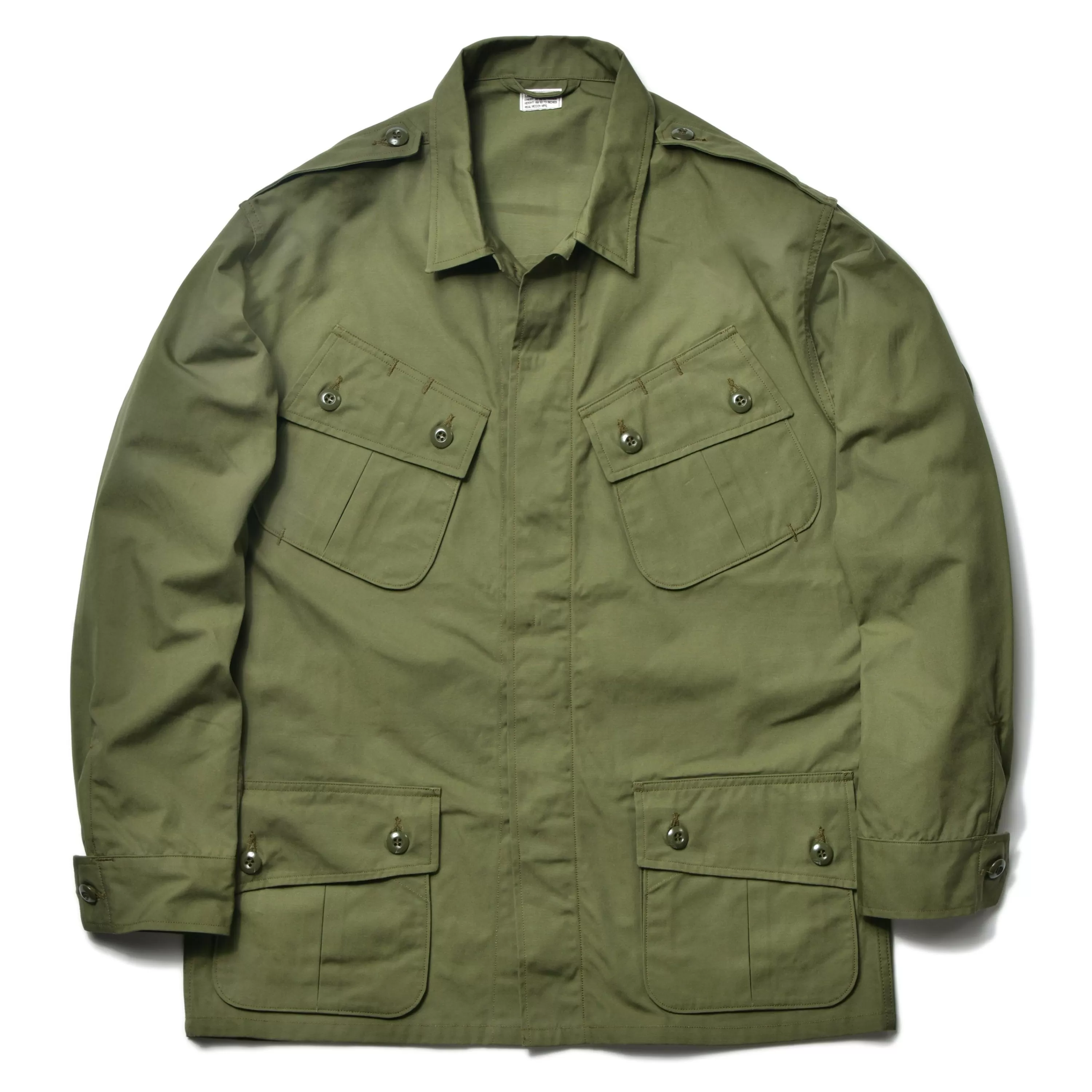 The Real McCoy's Coat, Man'S, Combat, Tropical 150 Olive New