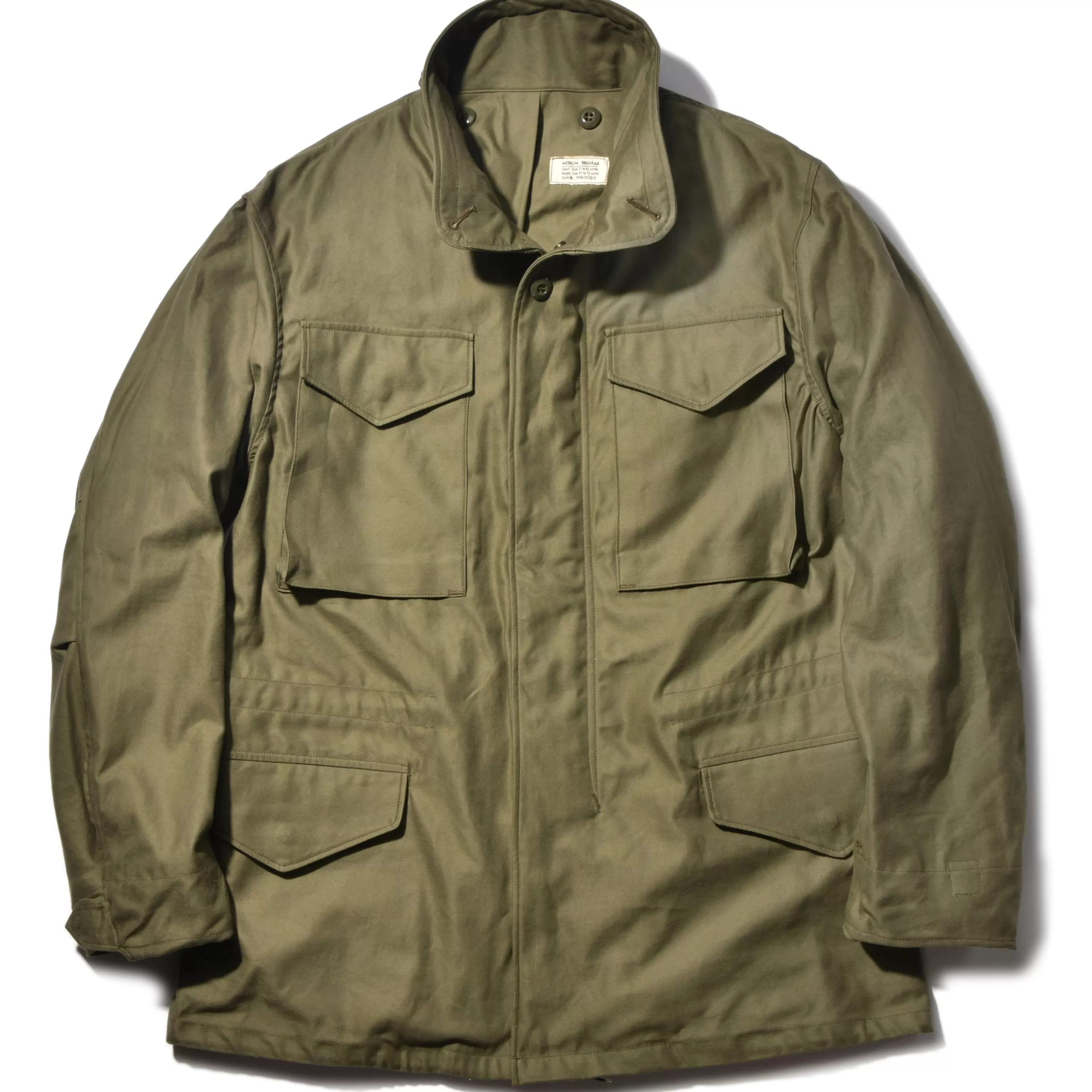 The Real McCoy's Coat, Man'S, Field, M-65 / Early Model 150 Olive Hot