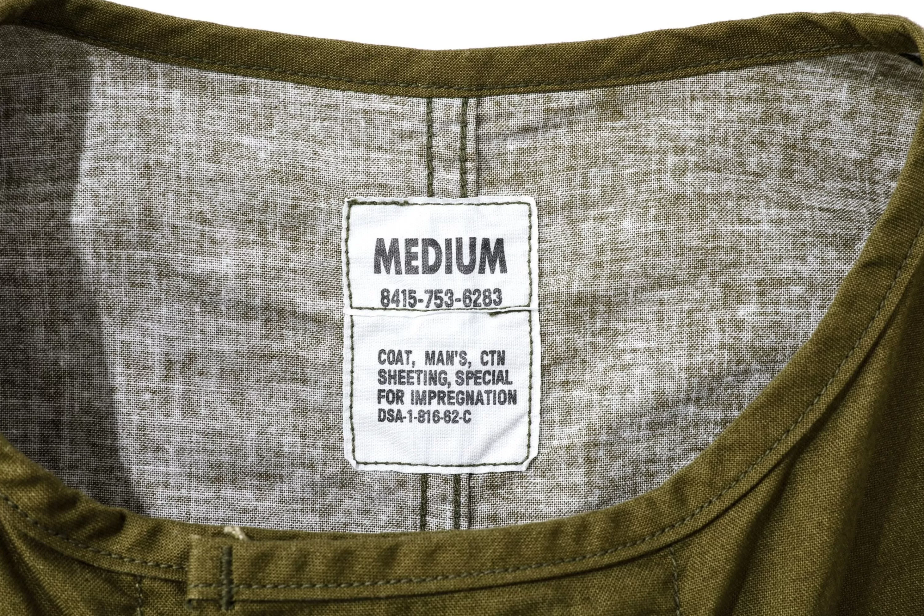 The Real McCoy's Coat, Vesicant Gas Protective Olive Discount