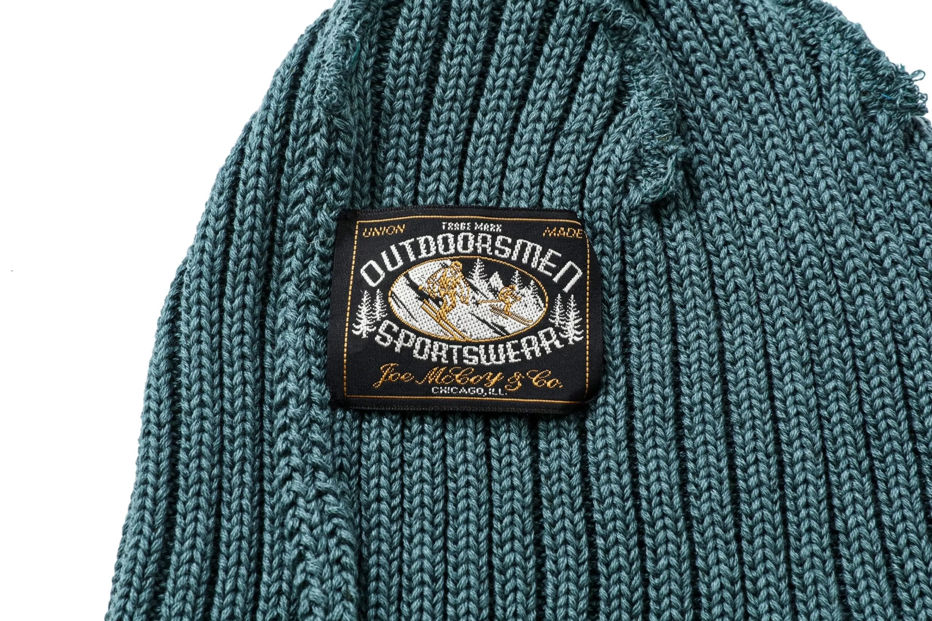 Joe McCoy Cotton Bronson Knit Cap Green Flash Sale
