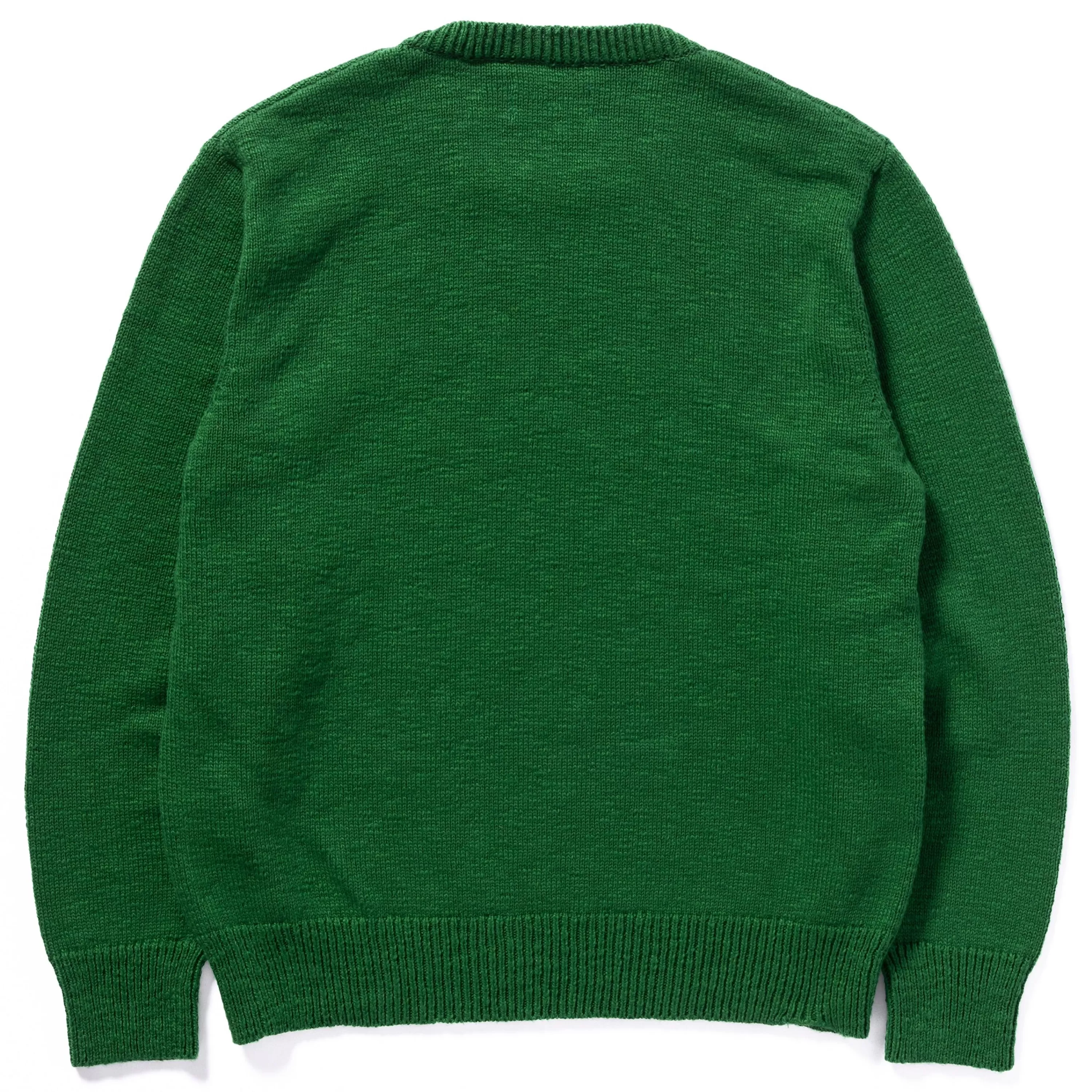 Joe McCoy Cotton Crewneck Sweater Green Outlet