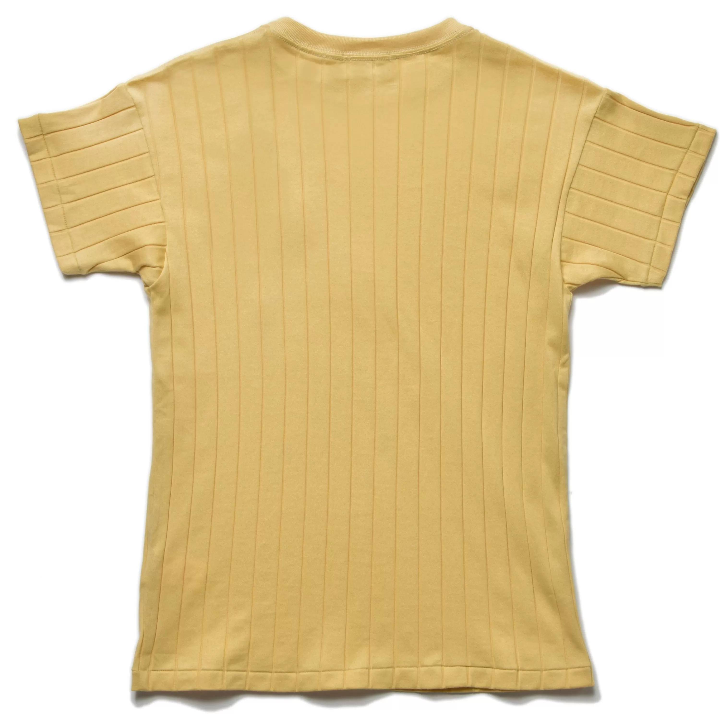 Joe McCoy Cotton Ribbed Pocket Tee 062 Lemon Cheap