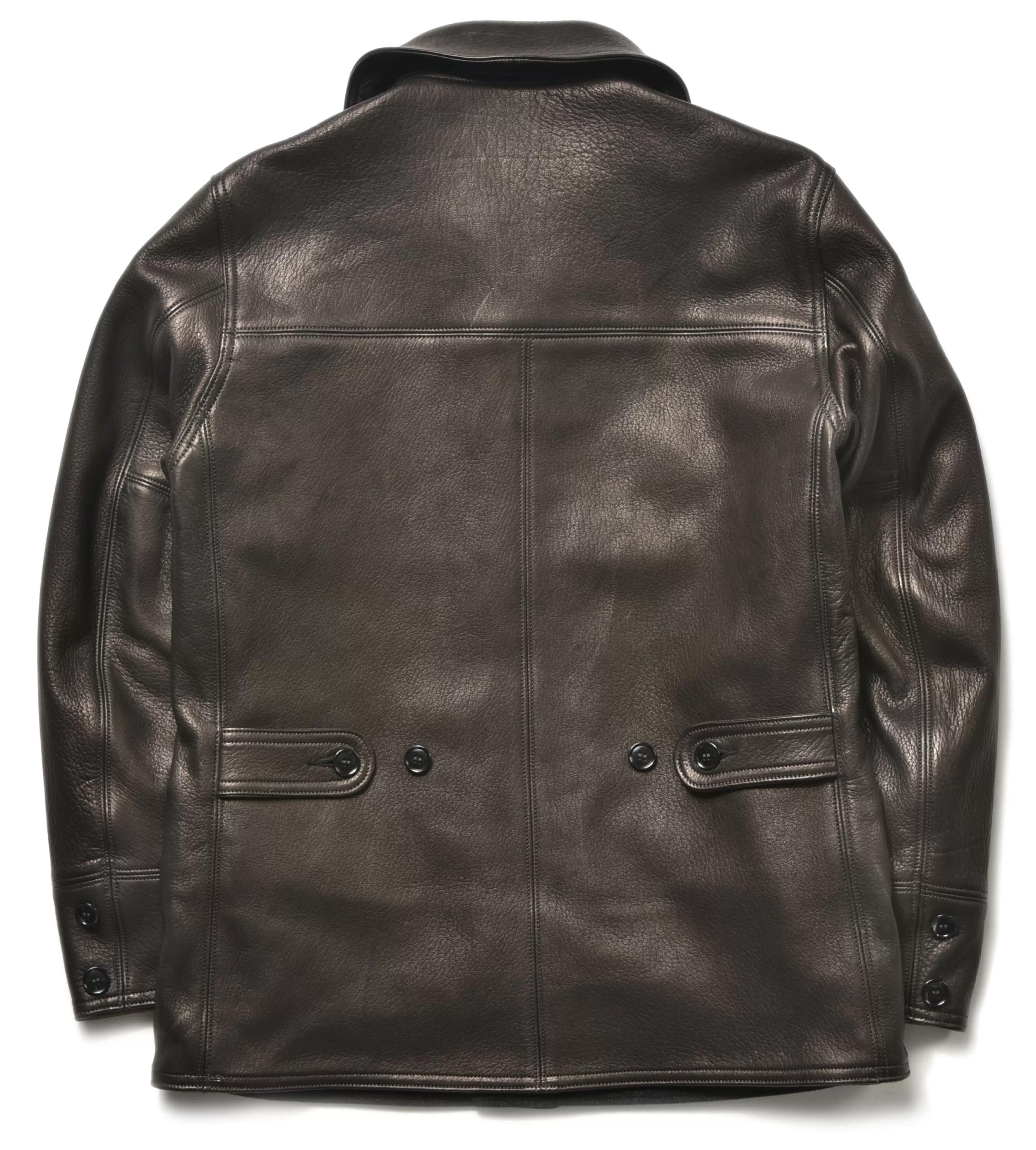 Joe McCoy Deerskin Car Coat 030 Black Clearance