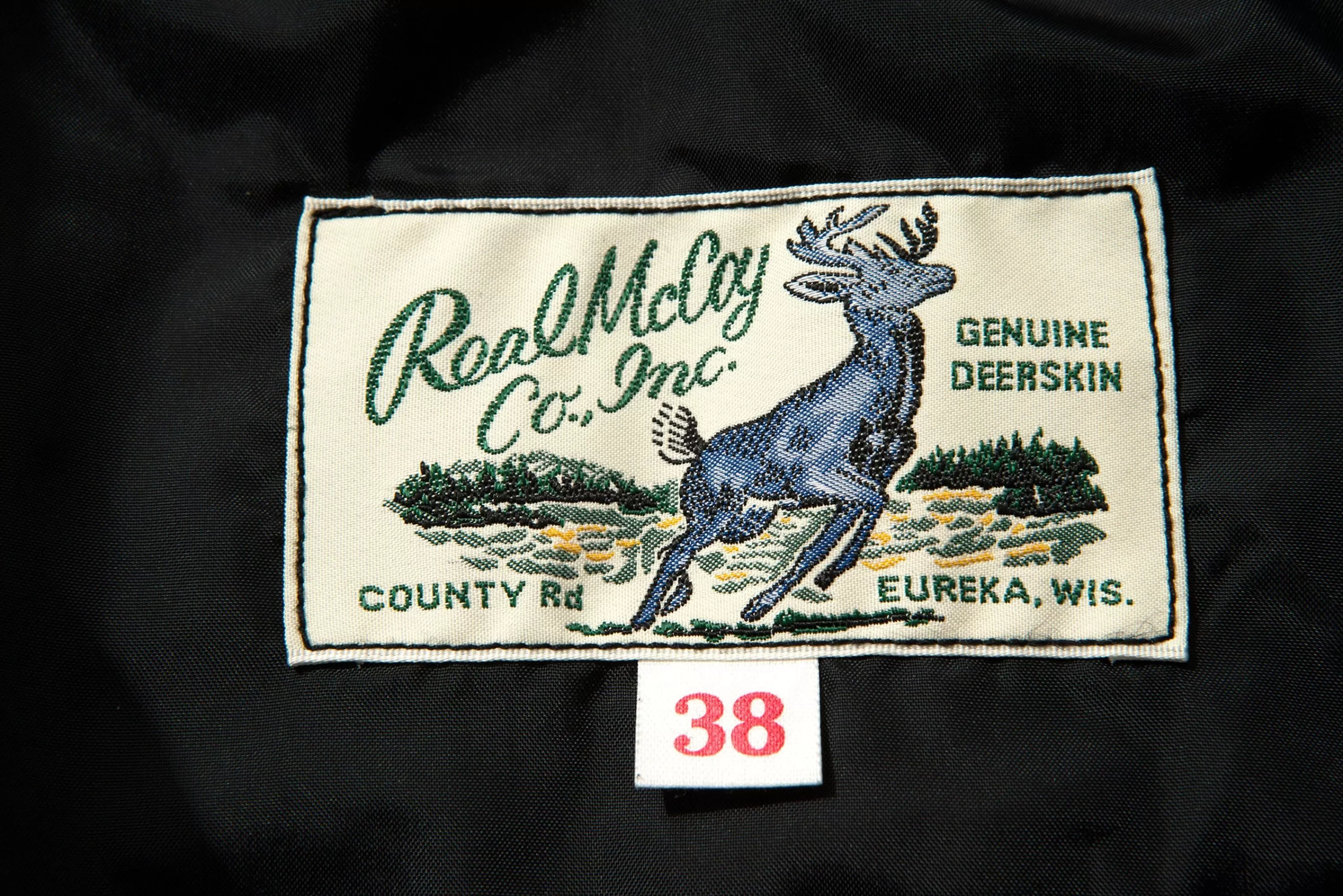 Joe McCoy Deerskin Down Jacket Black Flash Sale