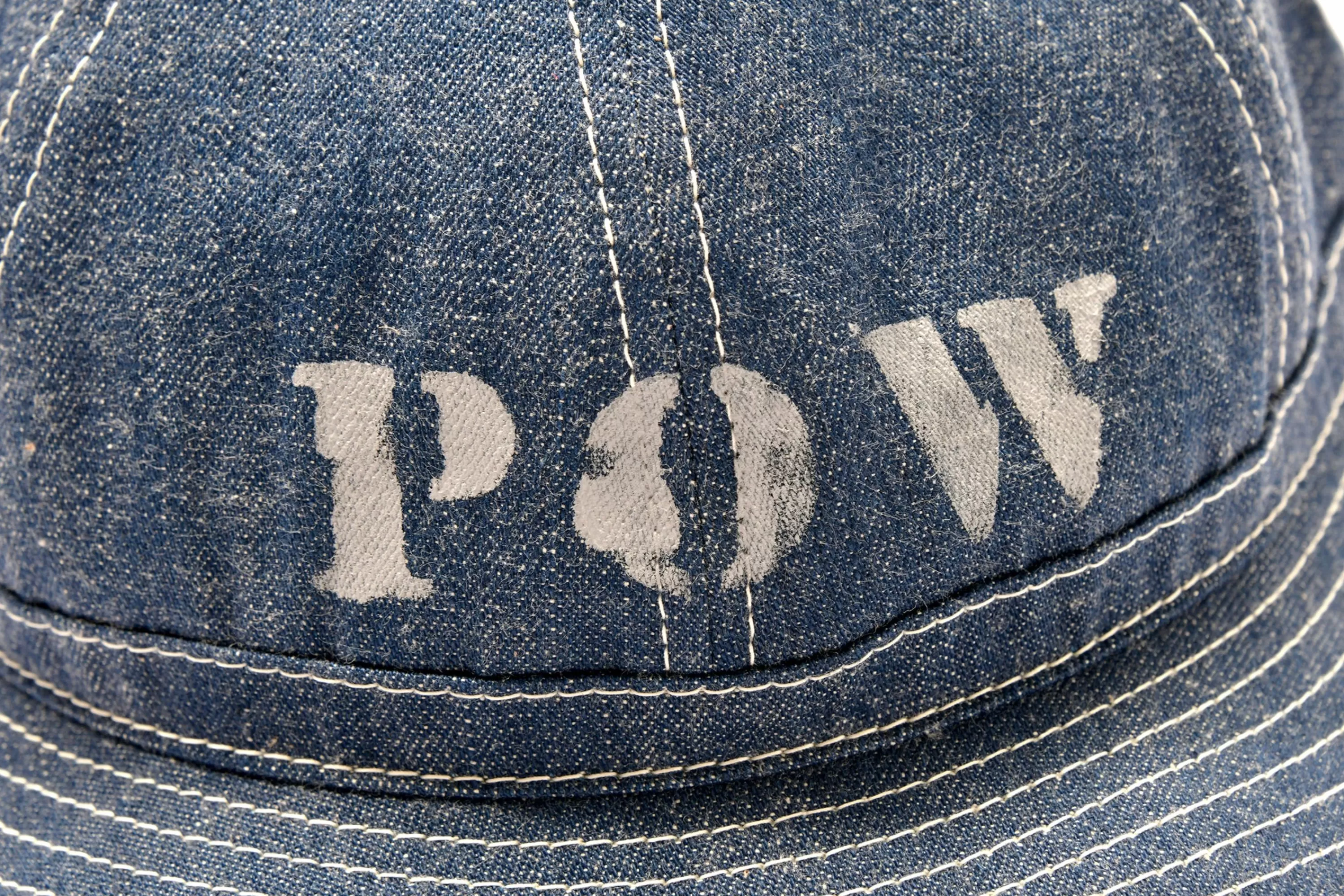 The Real McCoy's Denim Army Hat (Modified) / Pow Indigo Clearance