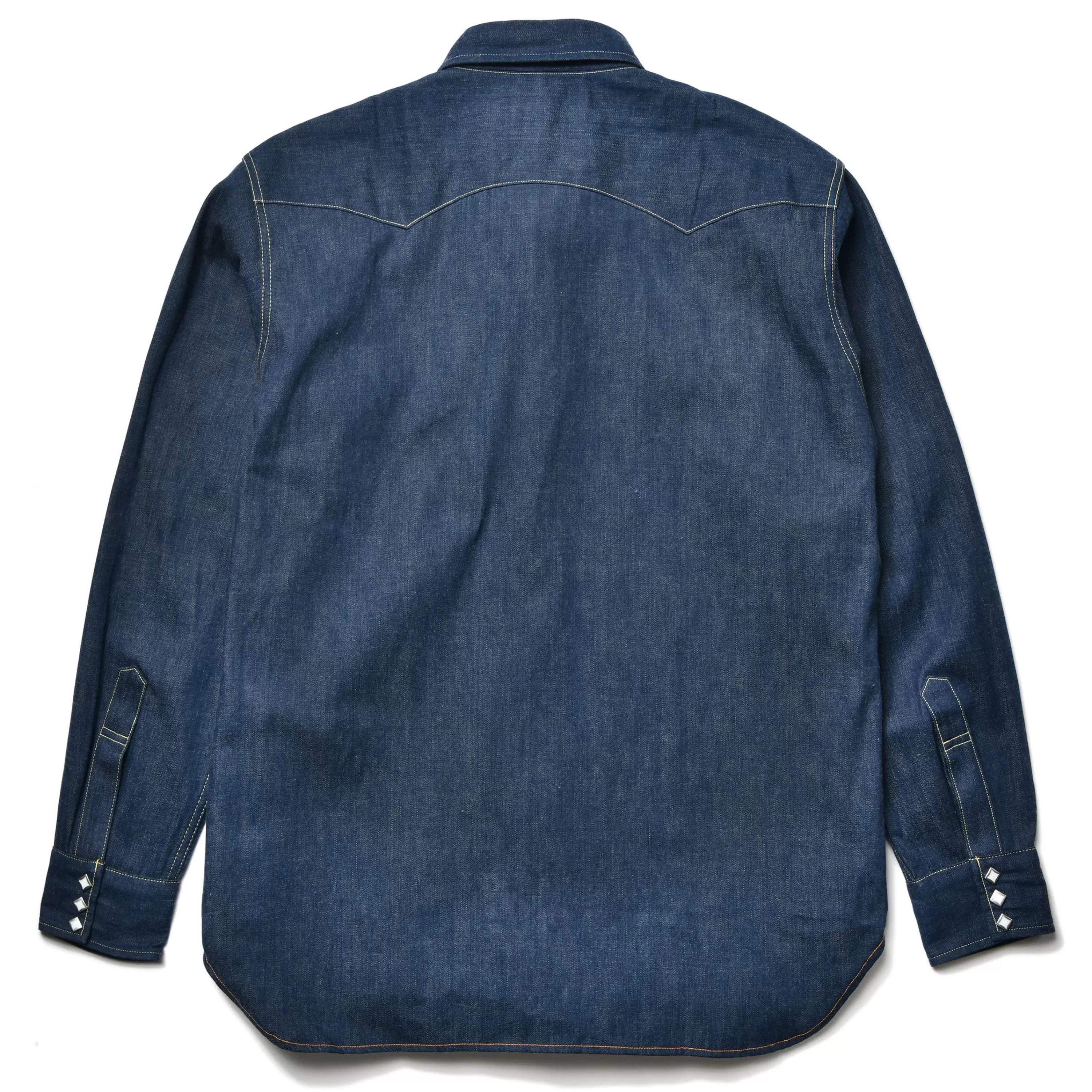 Joe McCoy Denim Western Shirt / Sawtooth 141 Indigo New