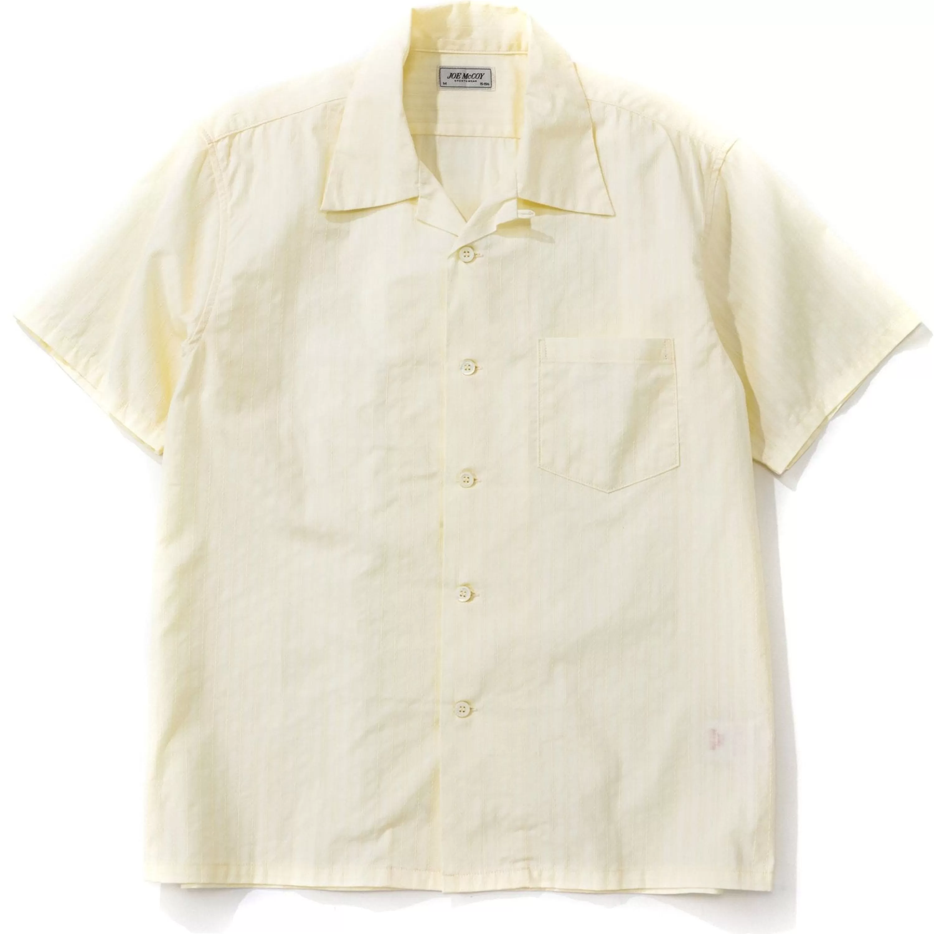 Joe McCoy Dobby Cloth Summer Shirt S/S White Outlet