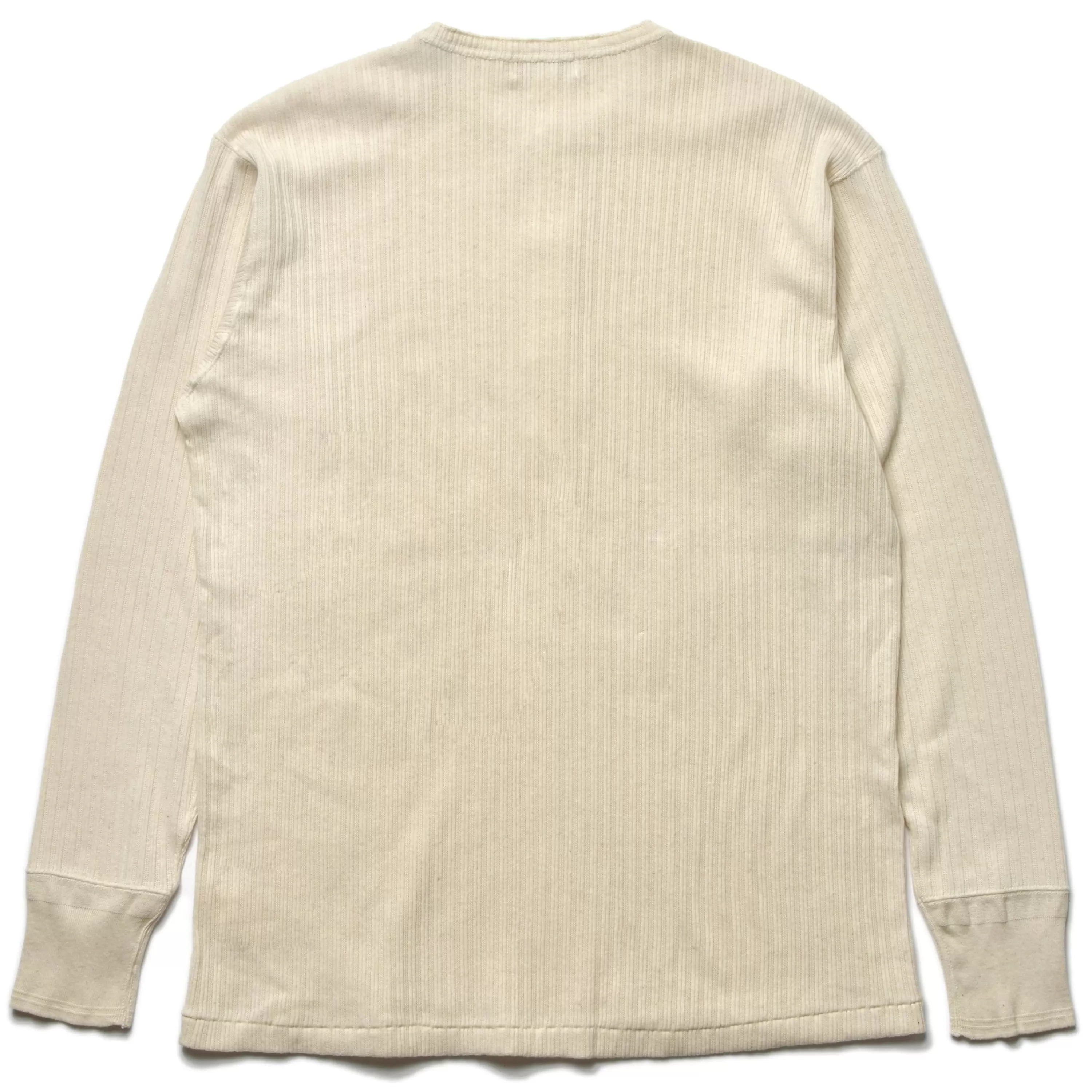 Joe McCoy Double Diamond Eyelet Henley Undershirt 012 Ecru Clearance