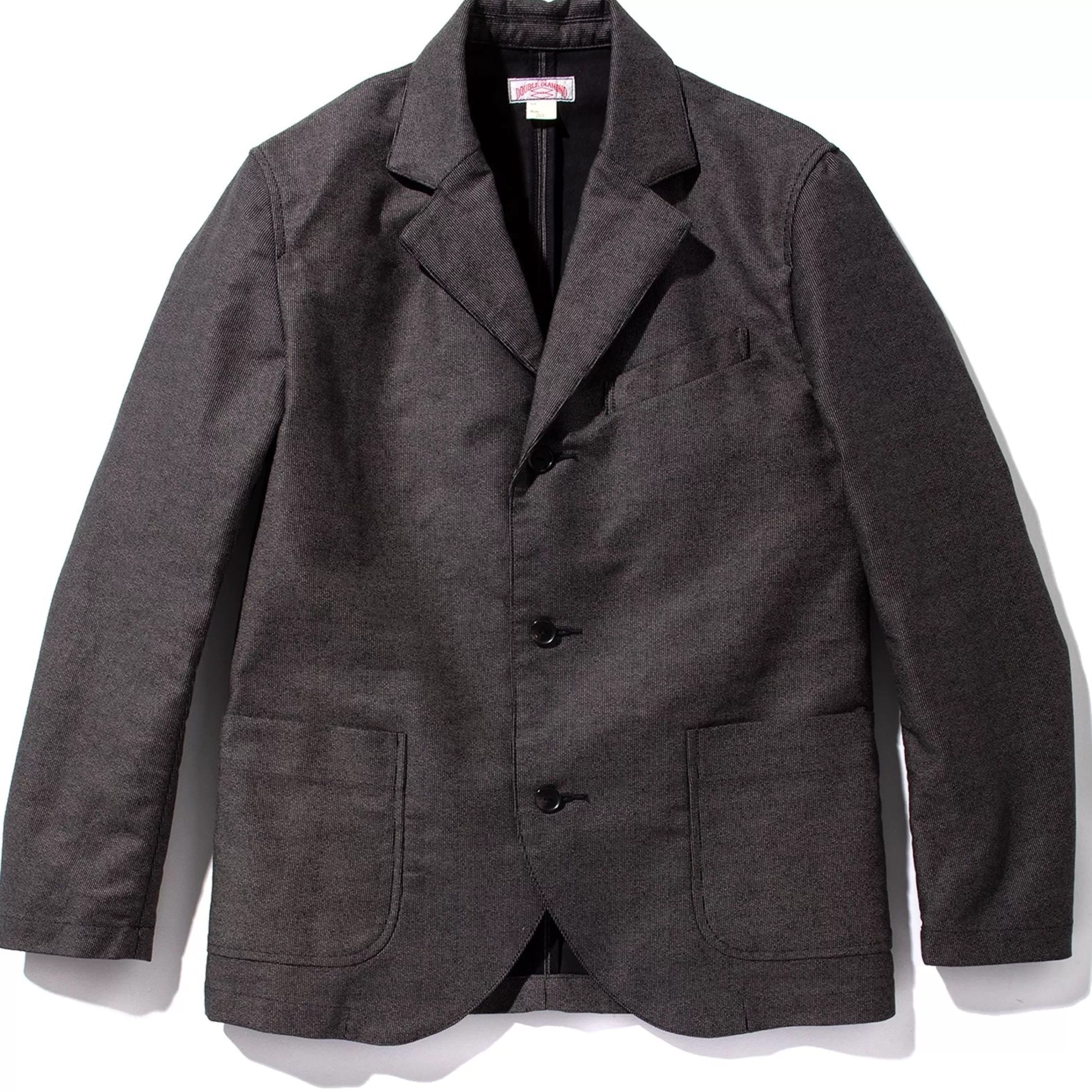 Joe McCoy Double Diamond Printed Stripe Sack Coat Chale Flash Sale