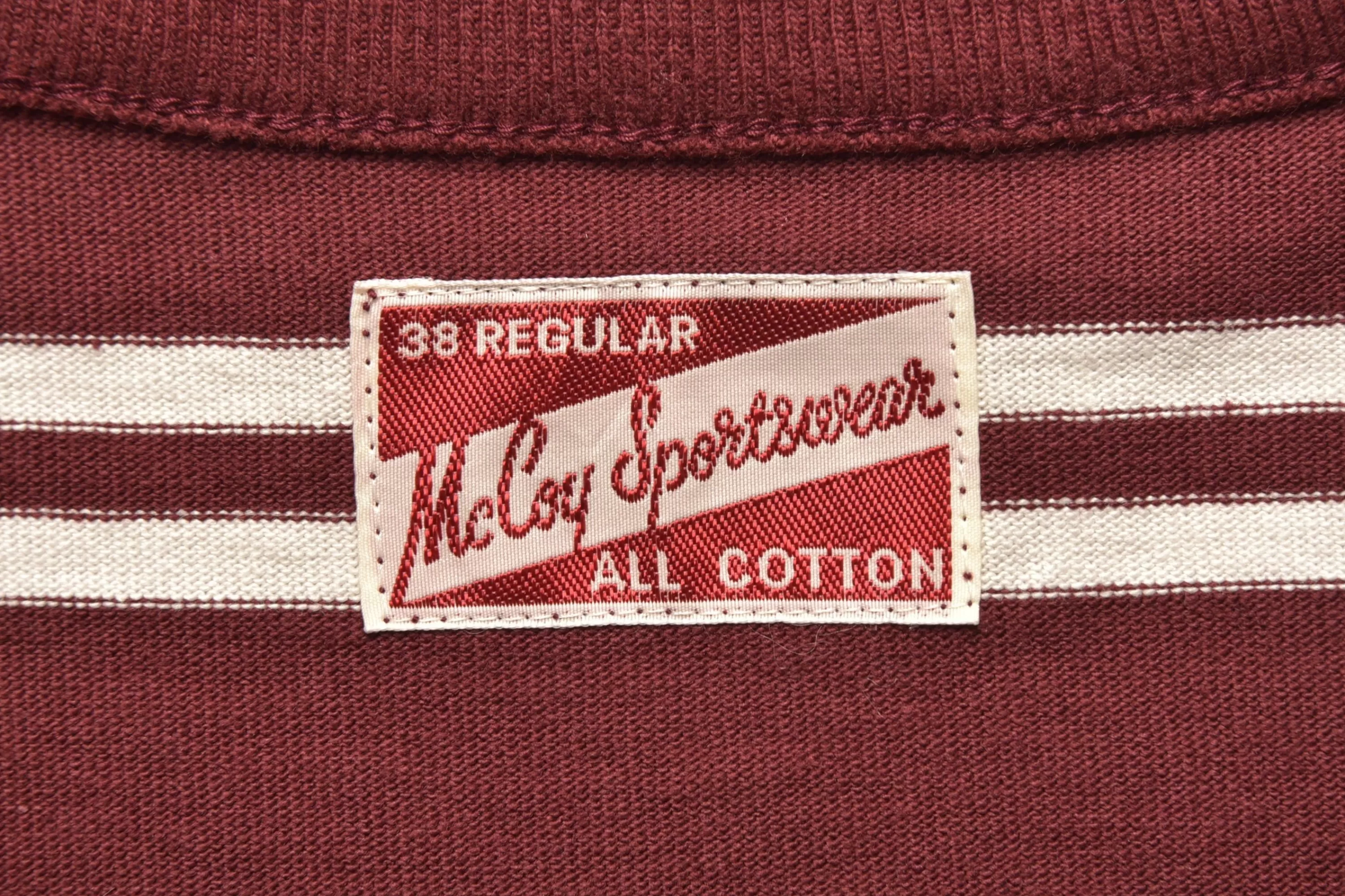 Joe McCoy Double Stripe Tee 93 Brick Red Store