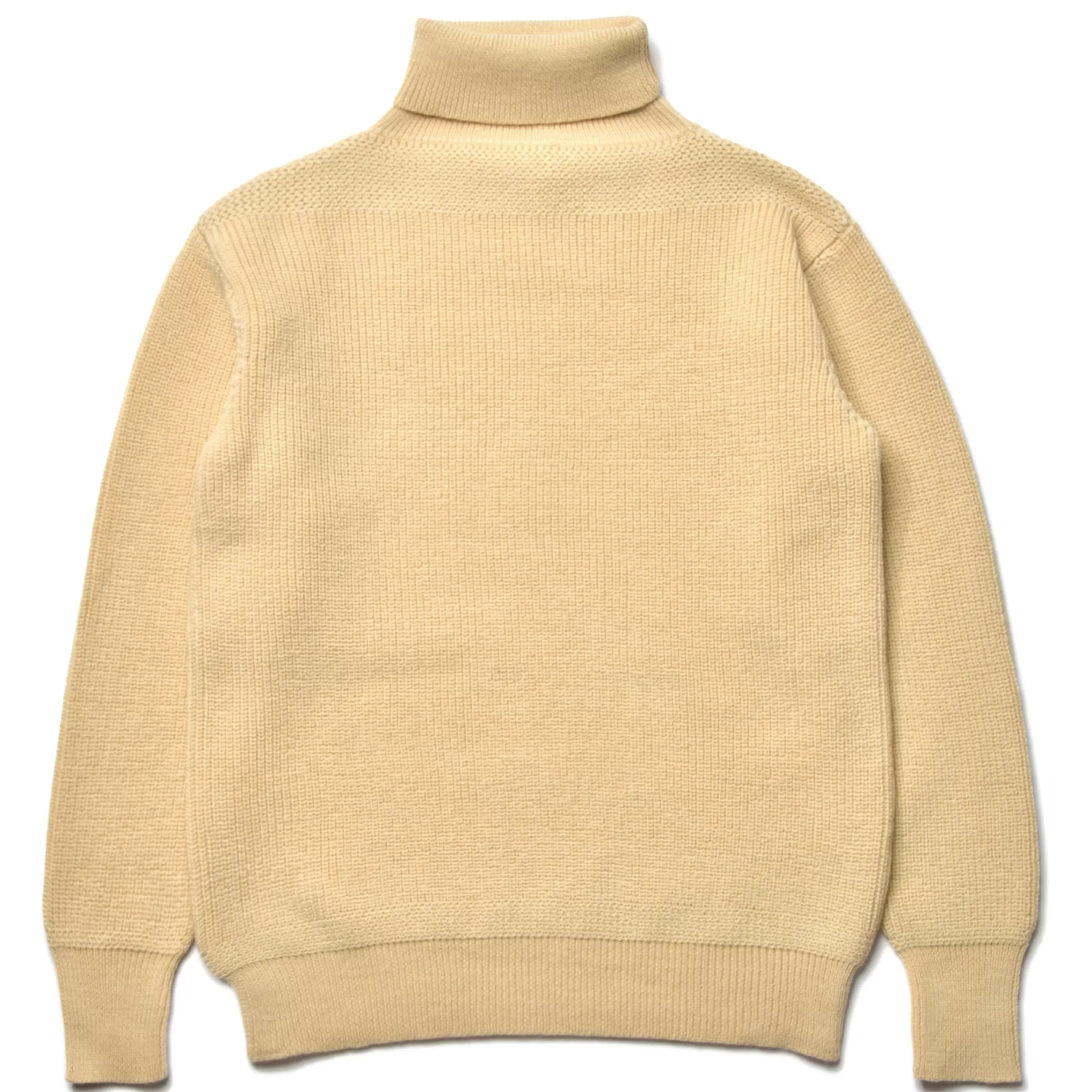 Joe McCoy Fisherman'S Turtle Neck Sweater 012 Ecru New