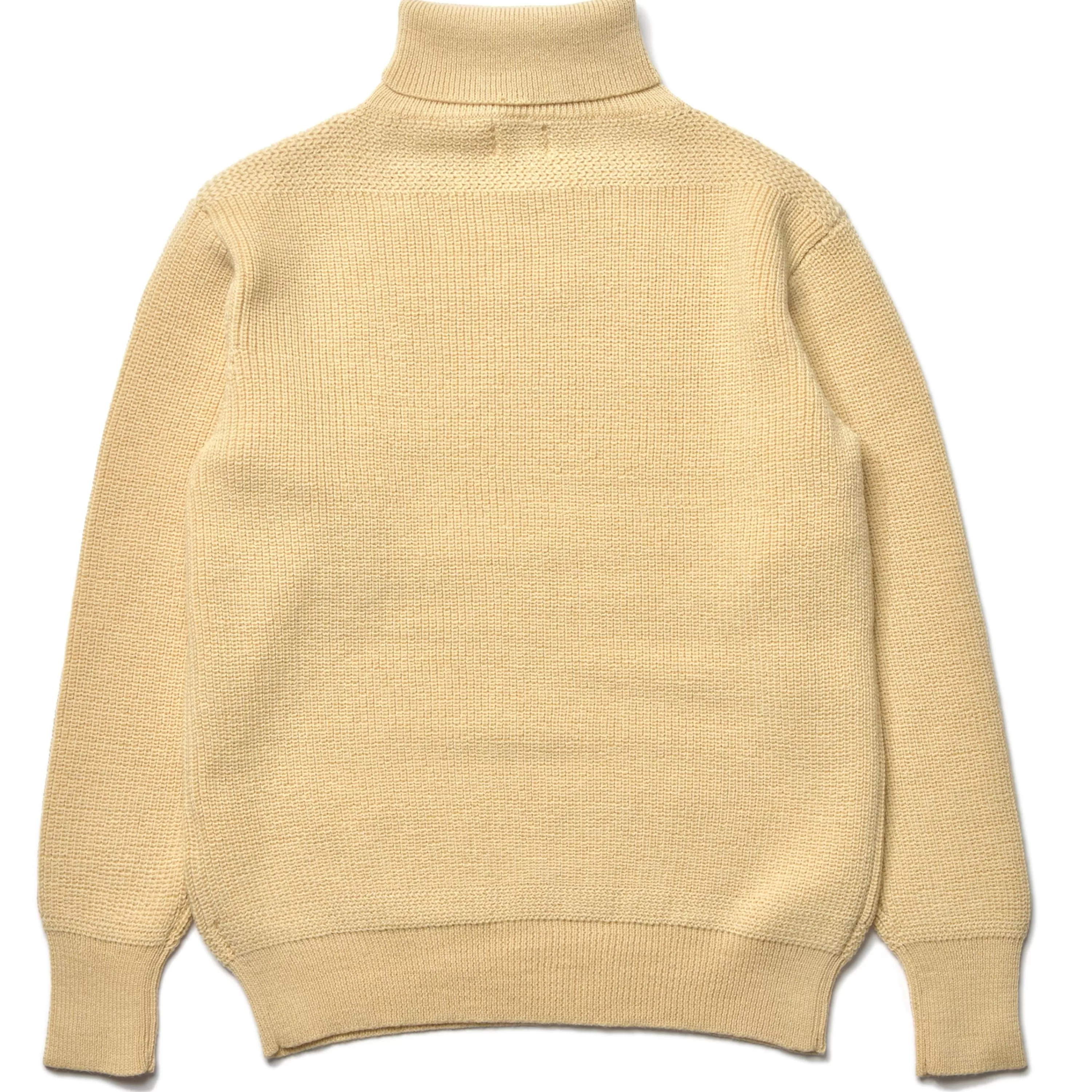 Joe McCoy Fisherman'S Turtle Neck Sweater 012 Ecru New