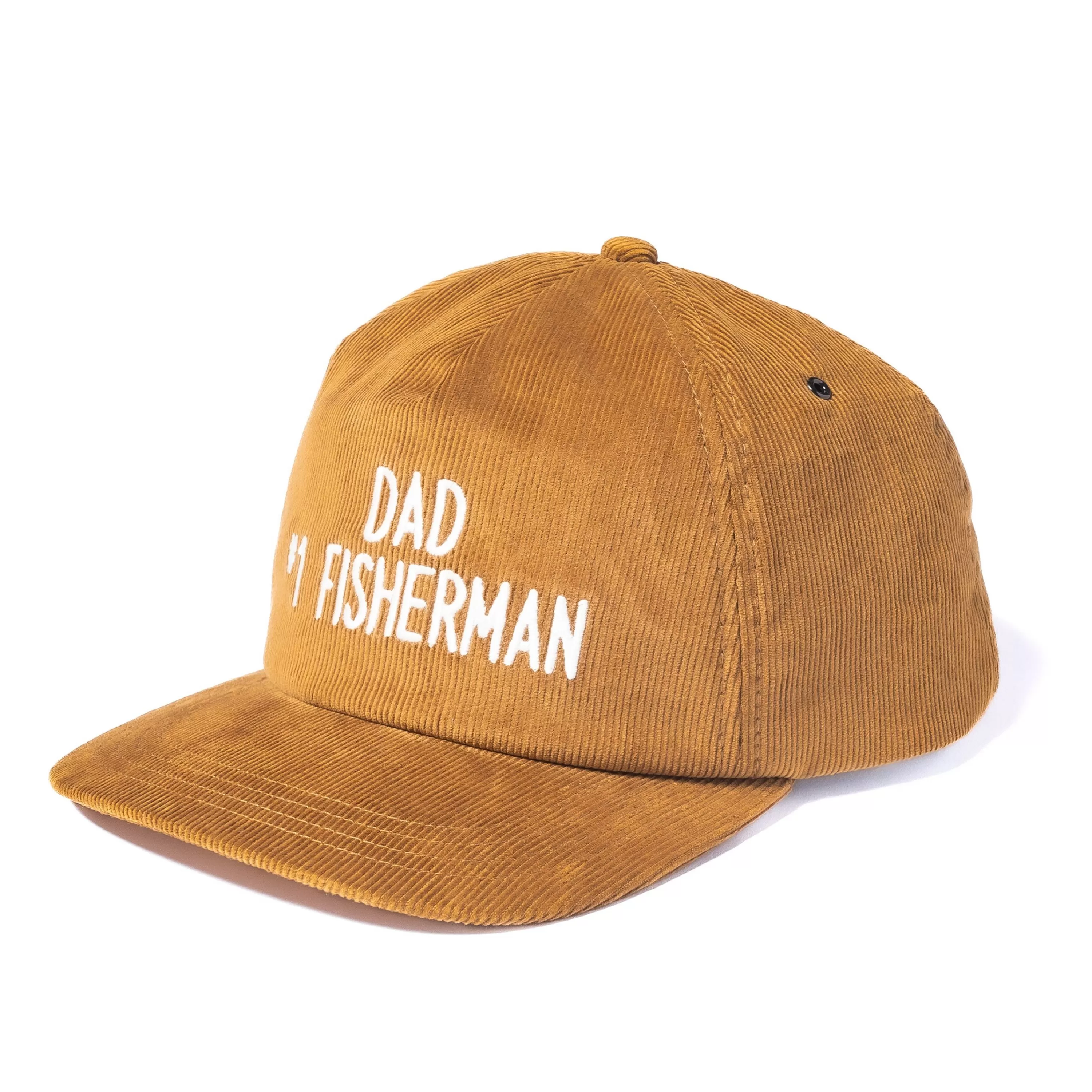 Joe McCoy Five Panel Corduroy Cap / #1 Fishing Dad Mustard Cheap