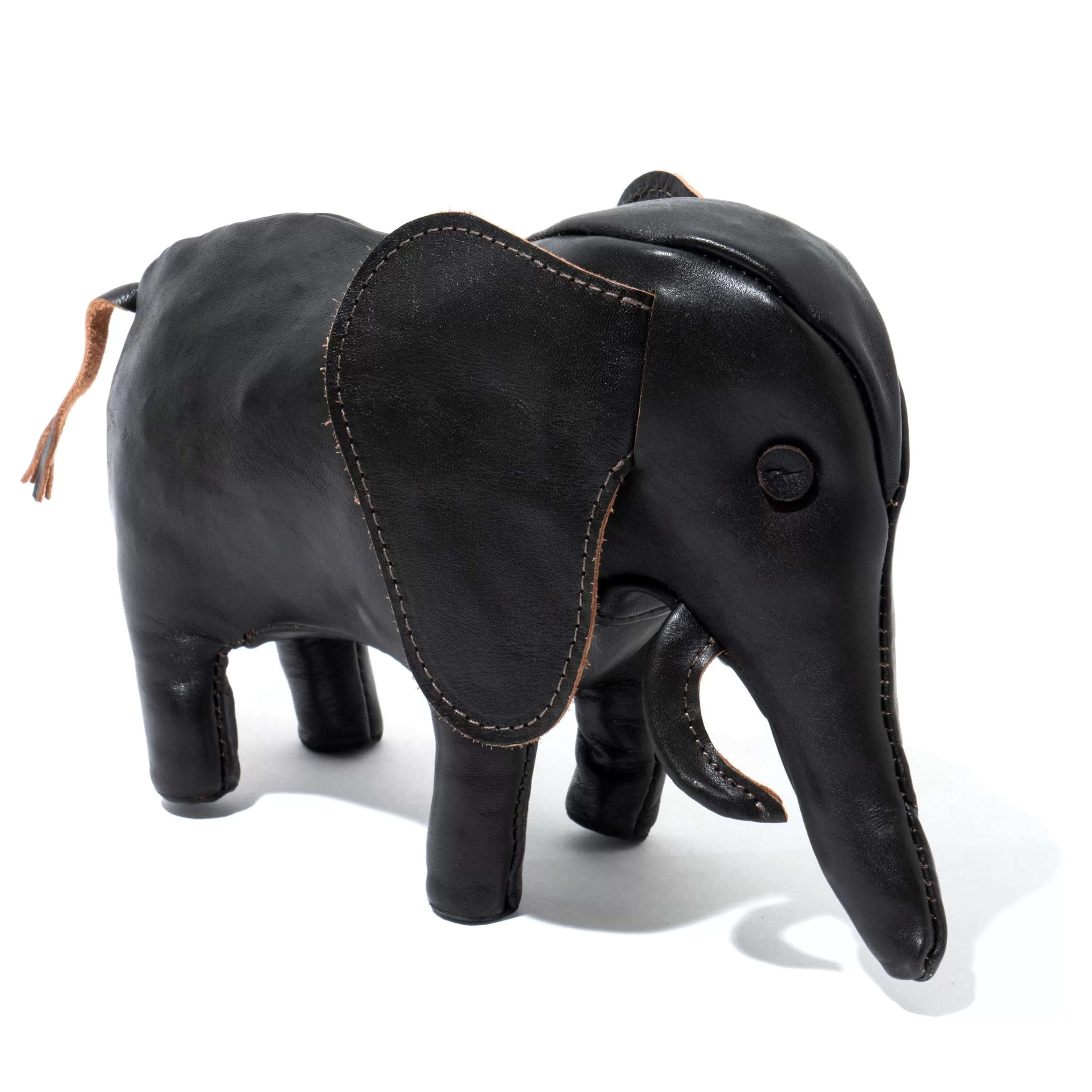 The Real McCoy's Handcrafted Horsehide Animals - Elephant Brown Cheap