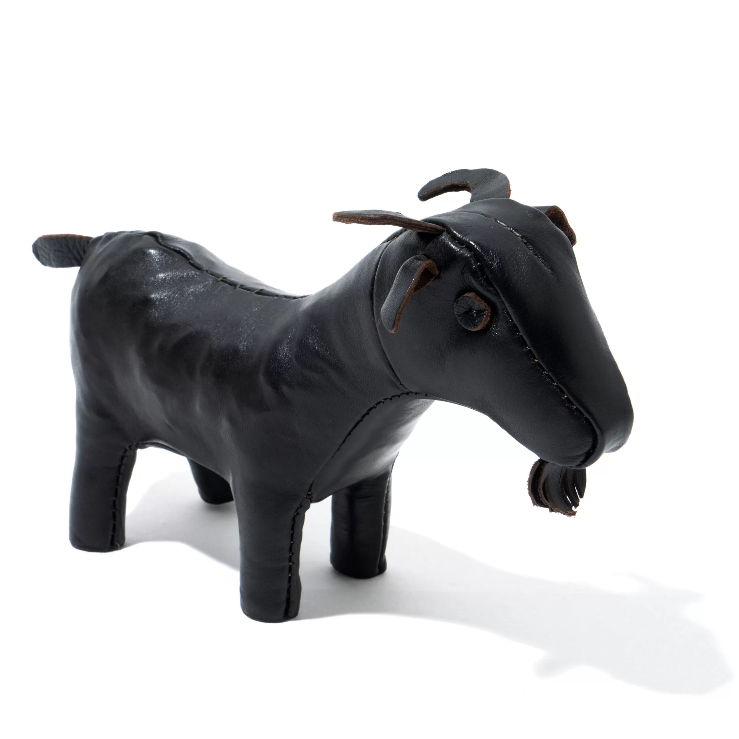 The Real McCoy's Handcrafted Horsehide Animals - Goat Brown Sale