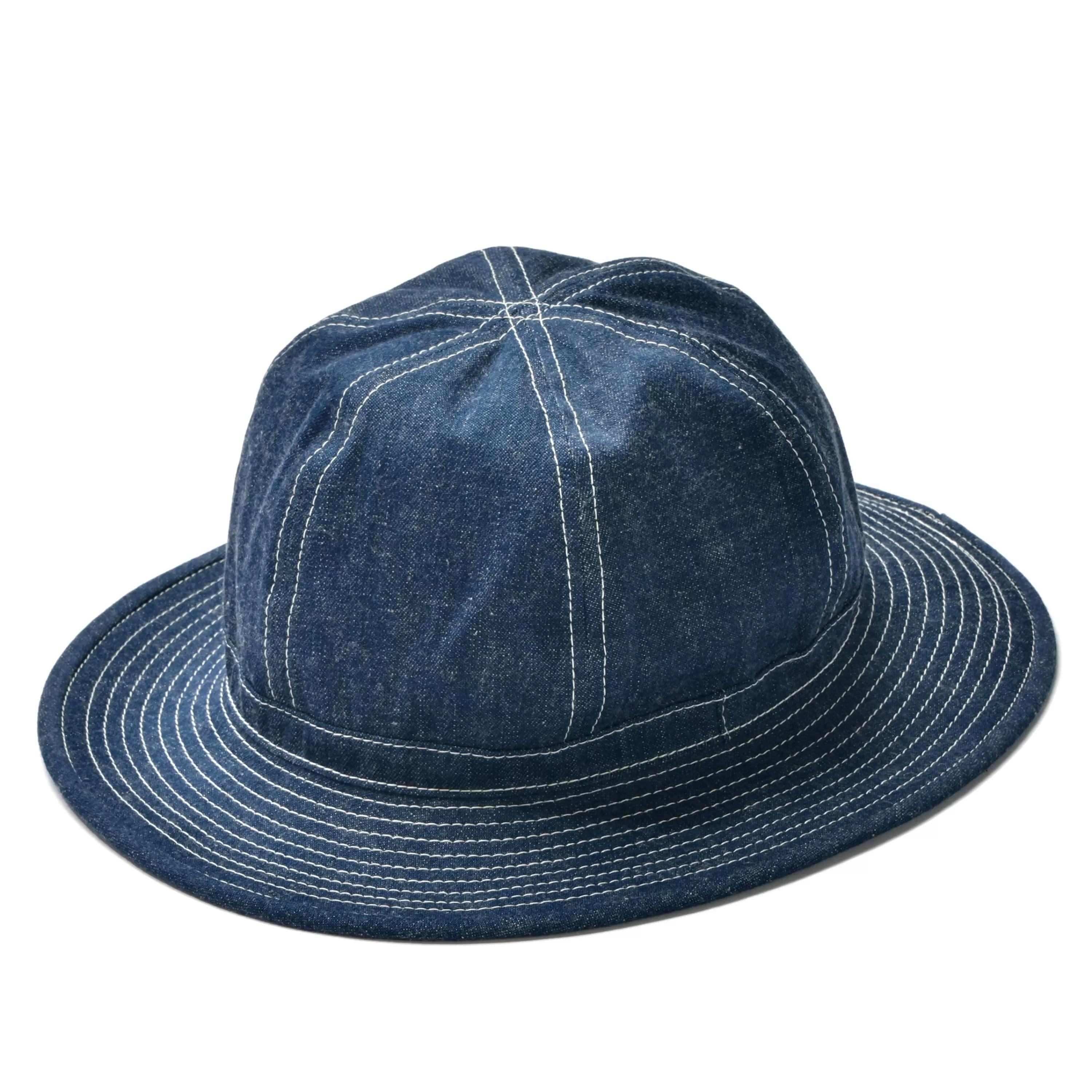 The Real McCoy's Hat, Working, Denim, Blue 141 Indigo Flash Sale