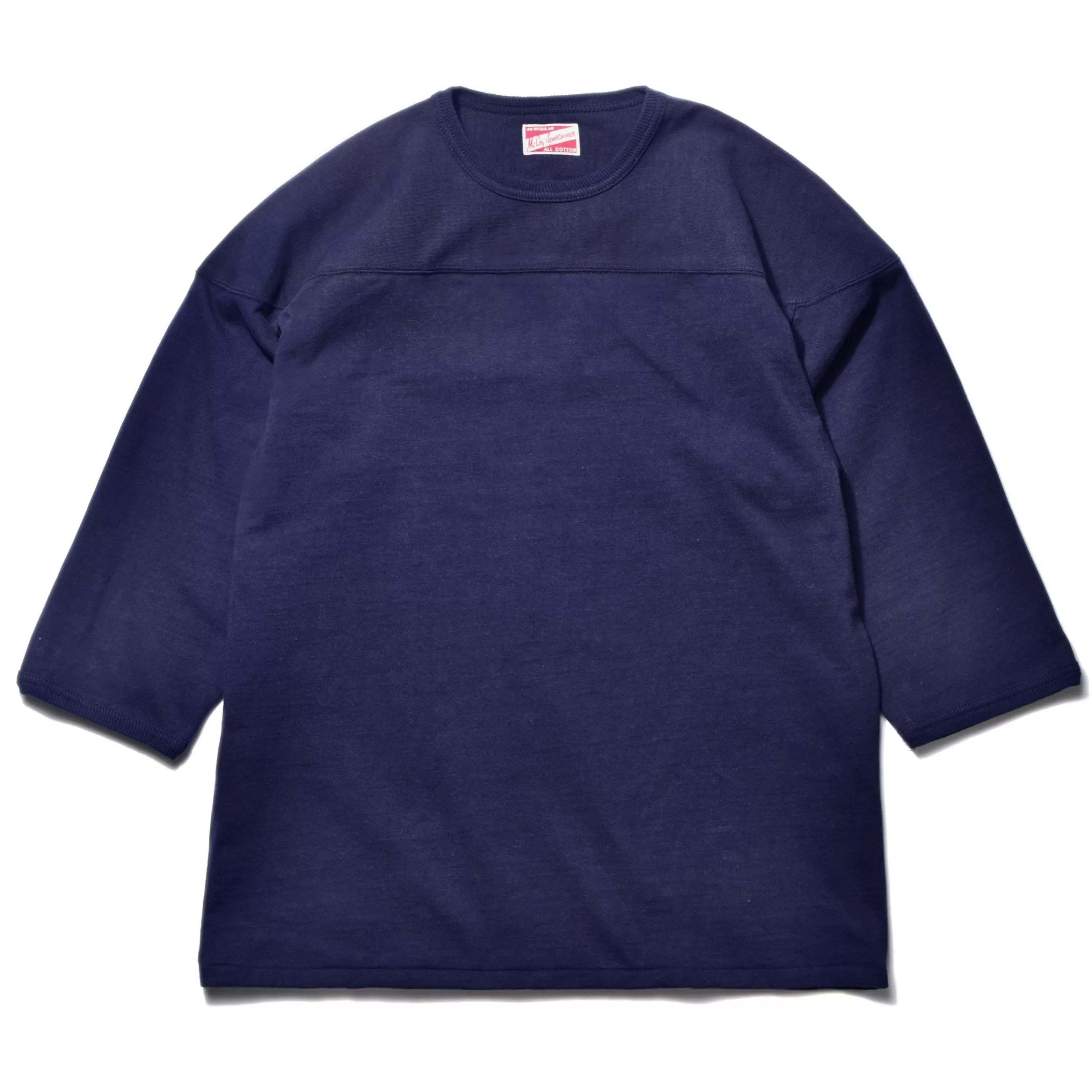 Joe McCoy Heavy Cotton Football Tee 140 Navy Online