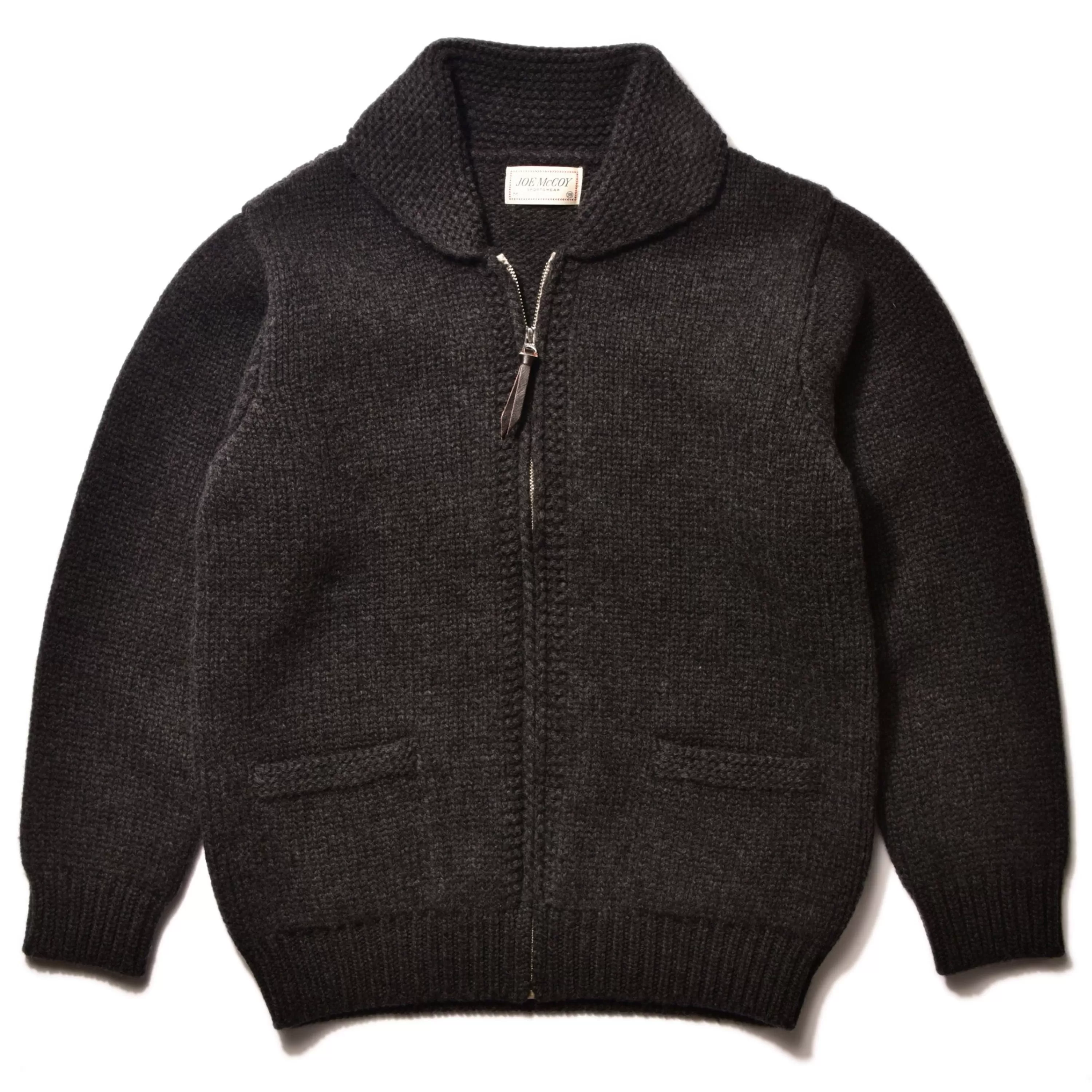 Joe McCoy Heavy Wool Cashmere Sweater Chale New