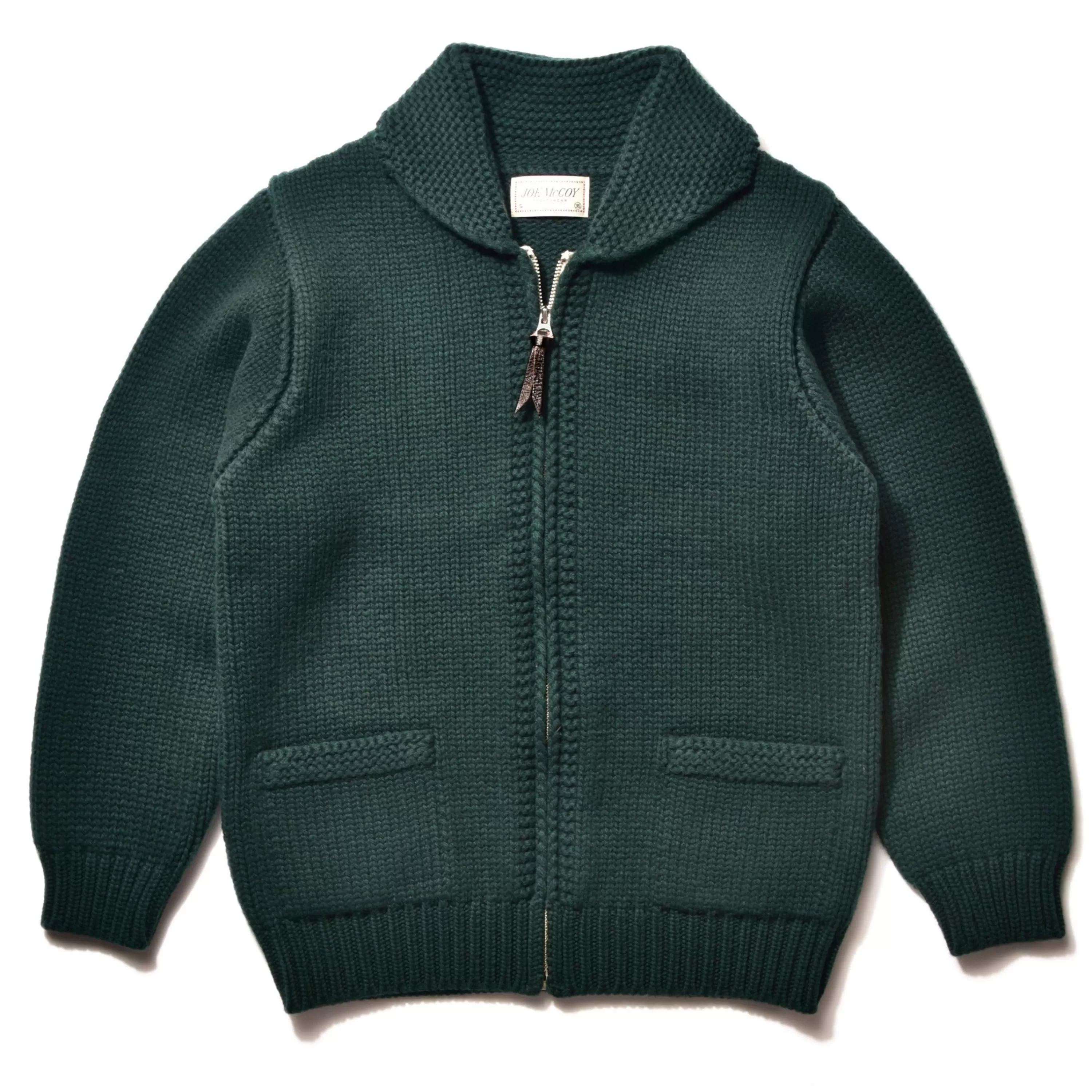 Joe McCoy Heavy Wool Cashmere Sweater Green Store