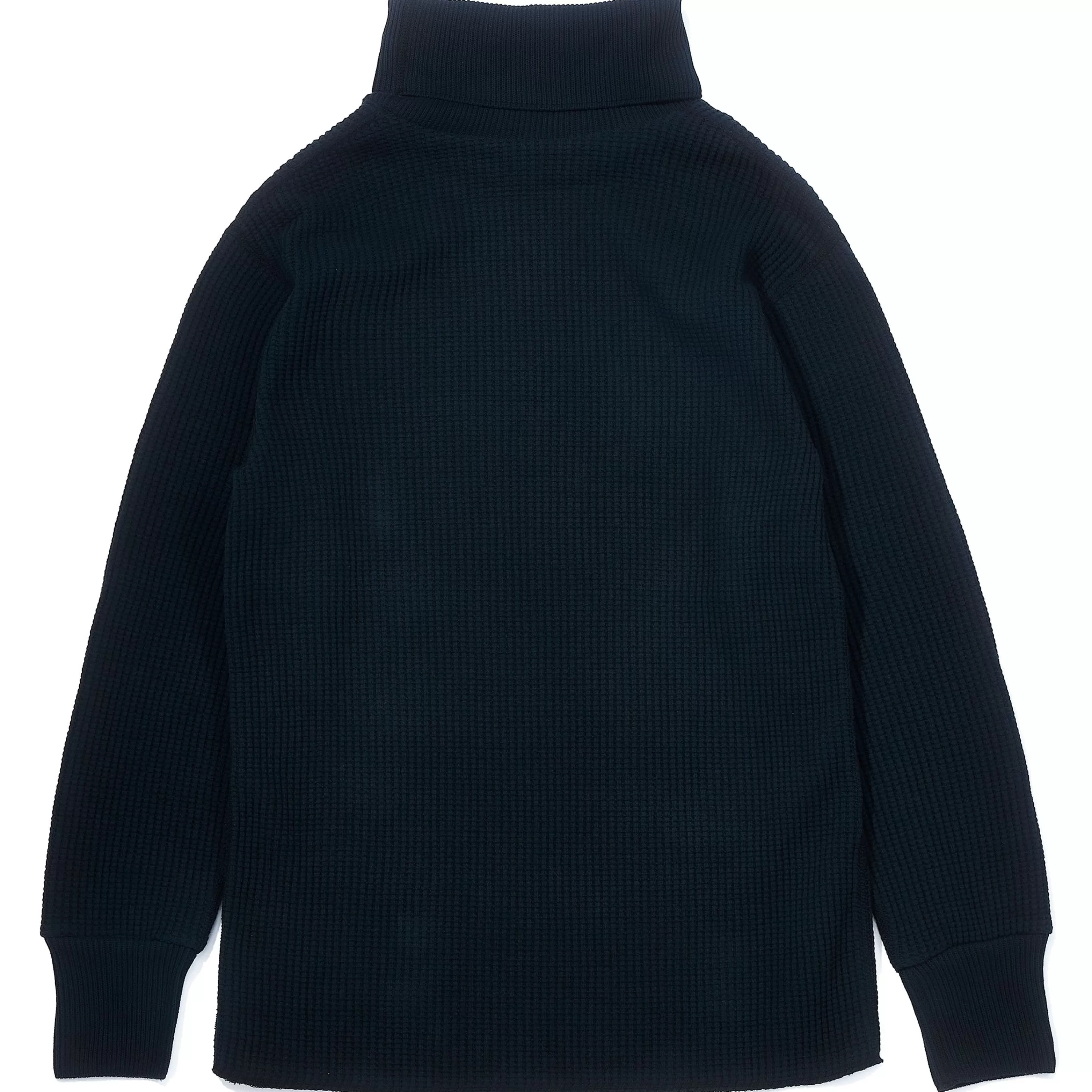 Joe McCoy High Neck Thermal Shirt Navy Hot