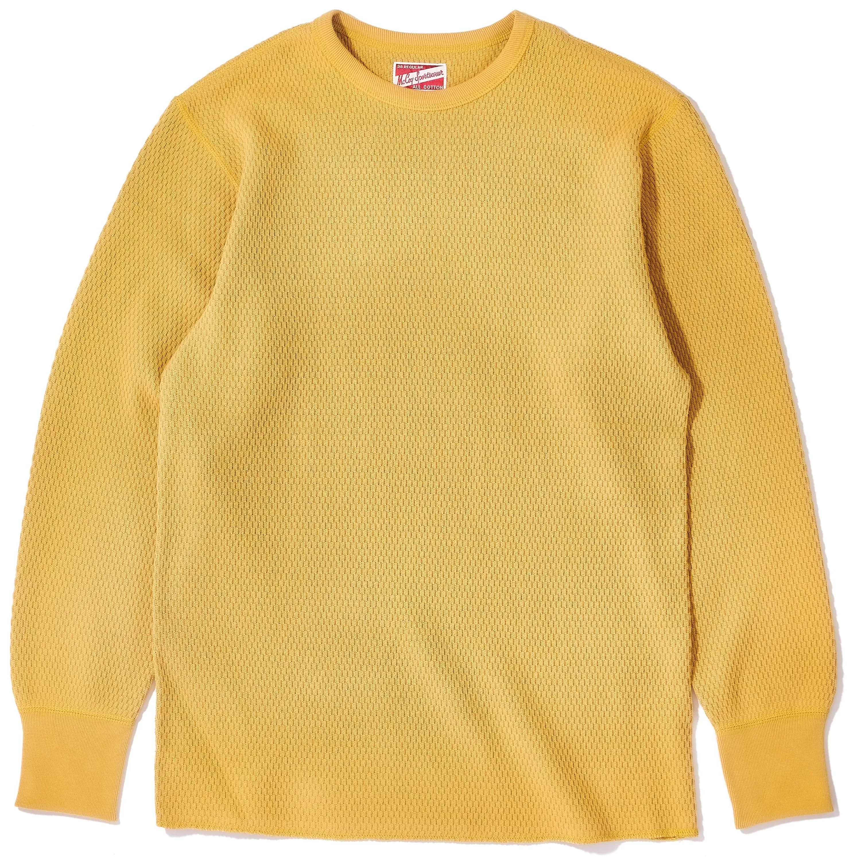Joe McCoy Honeycomb Thermal Shirt Corn Cheap