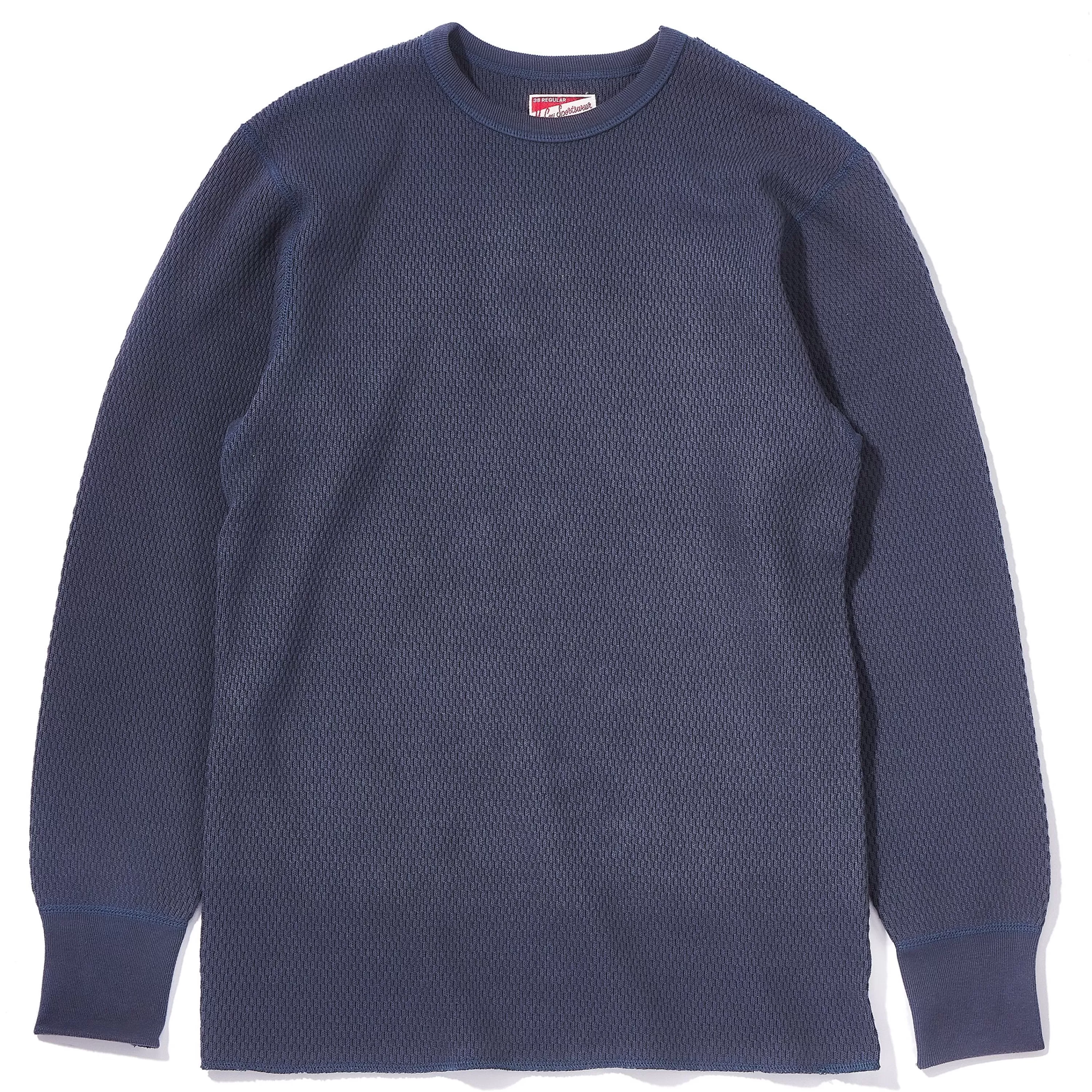 Joe McCoy Honeycomb Thermal Shirt Ink Blue Clearance