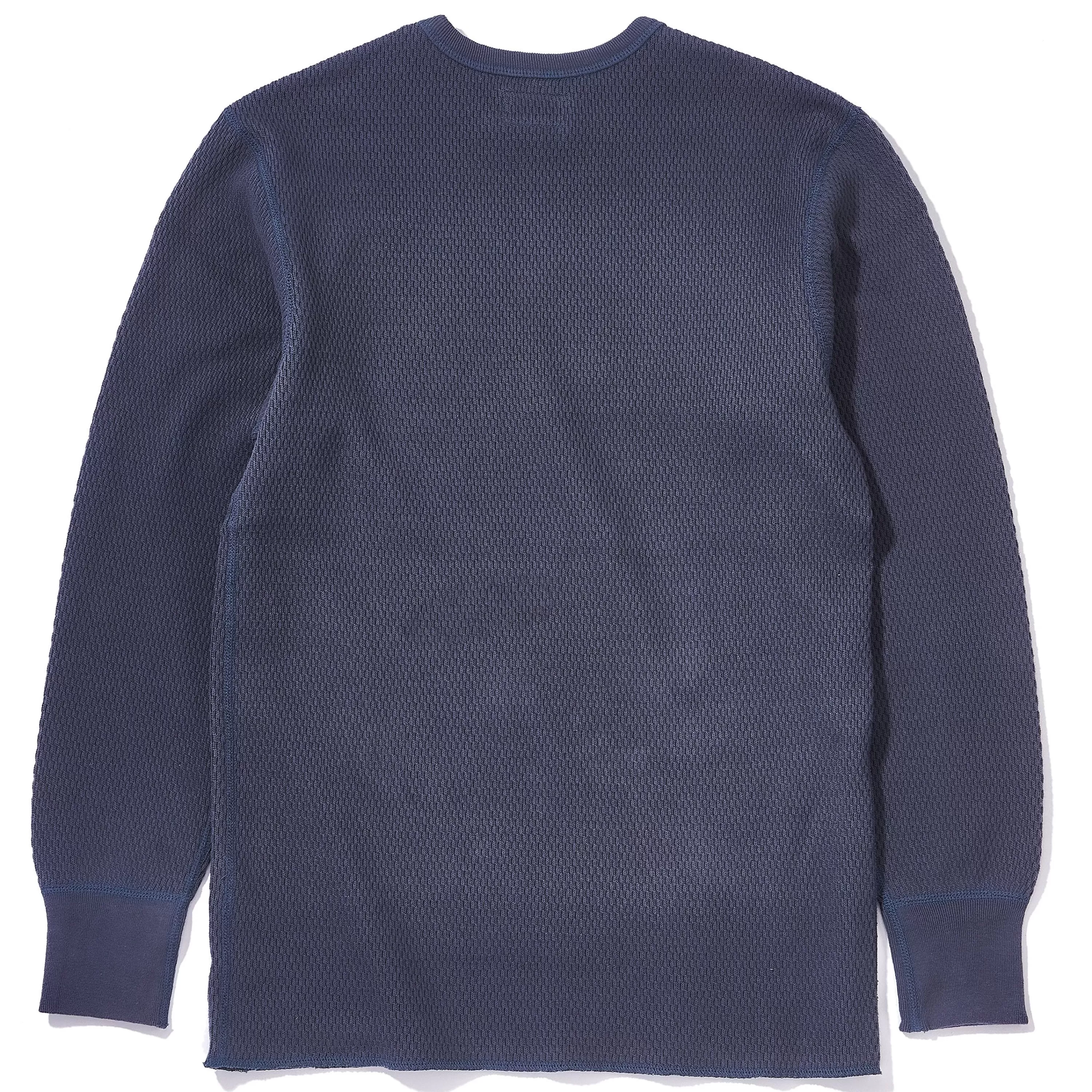 Joe McCoy Honeycomb Thermal Shirt Ink Blue Clearance