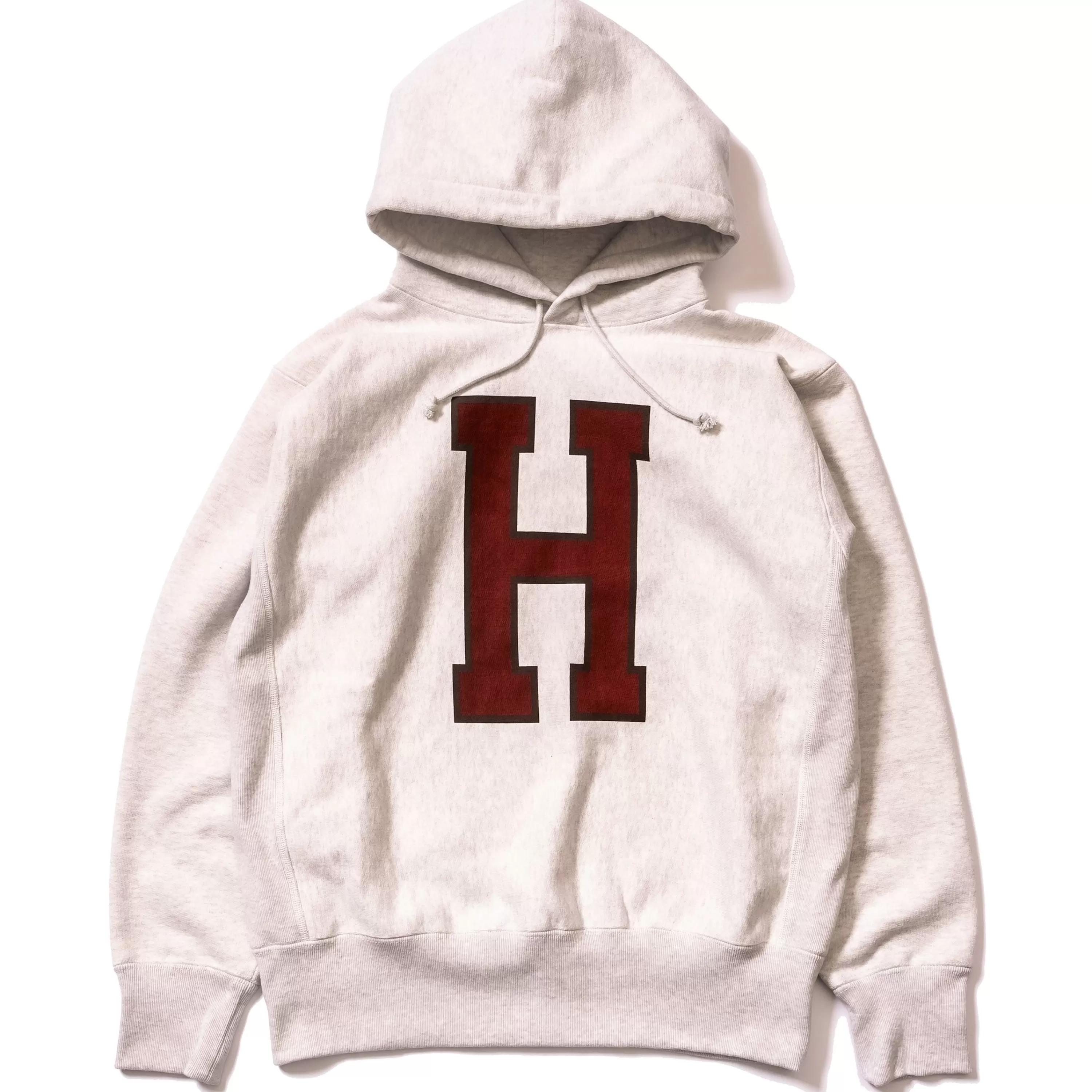 Joe McCoy Hooded Sweatshirt / 'H' Silver Gray New